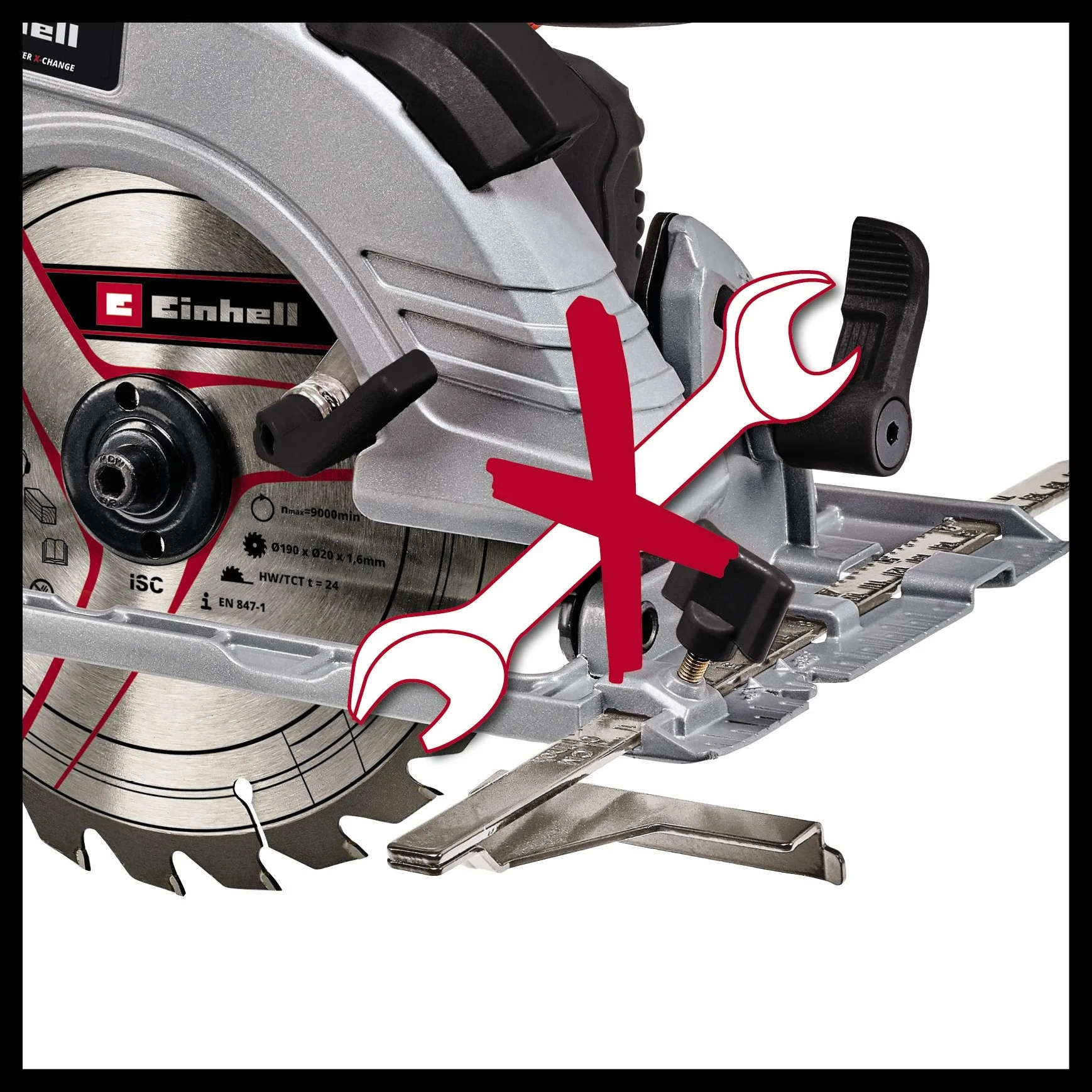 Einhell TP-CS 18/190 Li BL-Solo akumulatorowa piła tarczowa 18 V 190 mm bezszczotkowa