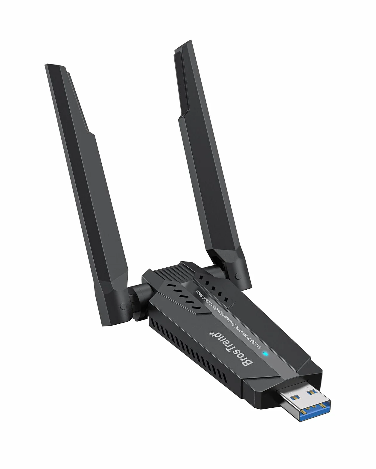 BrosTrend Wi-Fi 6E Linux WiFi Adapter AXE3000, zgodny z systemem Linux WiFi Adapter trójpasmowy bezprzewodowy USB Plug & Play dla Ubuntu, Kali, Fedora, openSUSE, Fedora, Debian, Raspberry Pi itp.