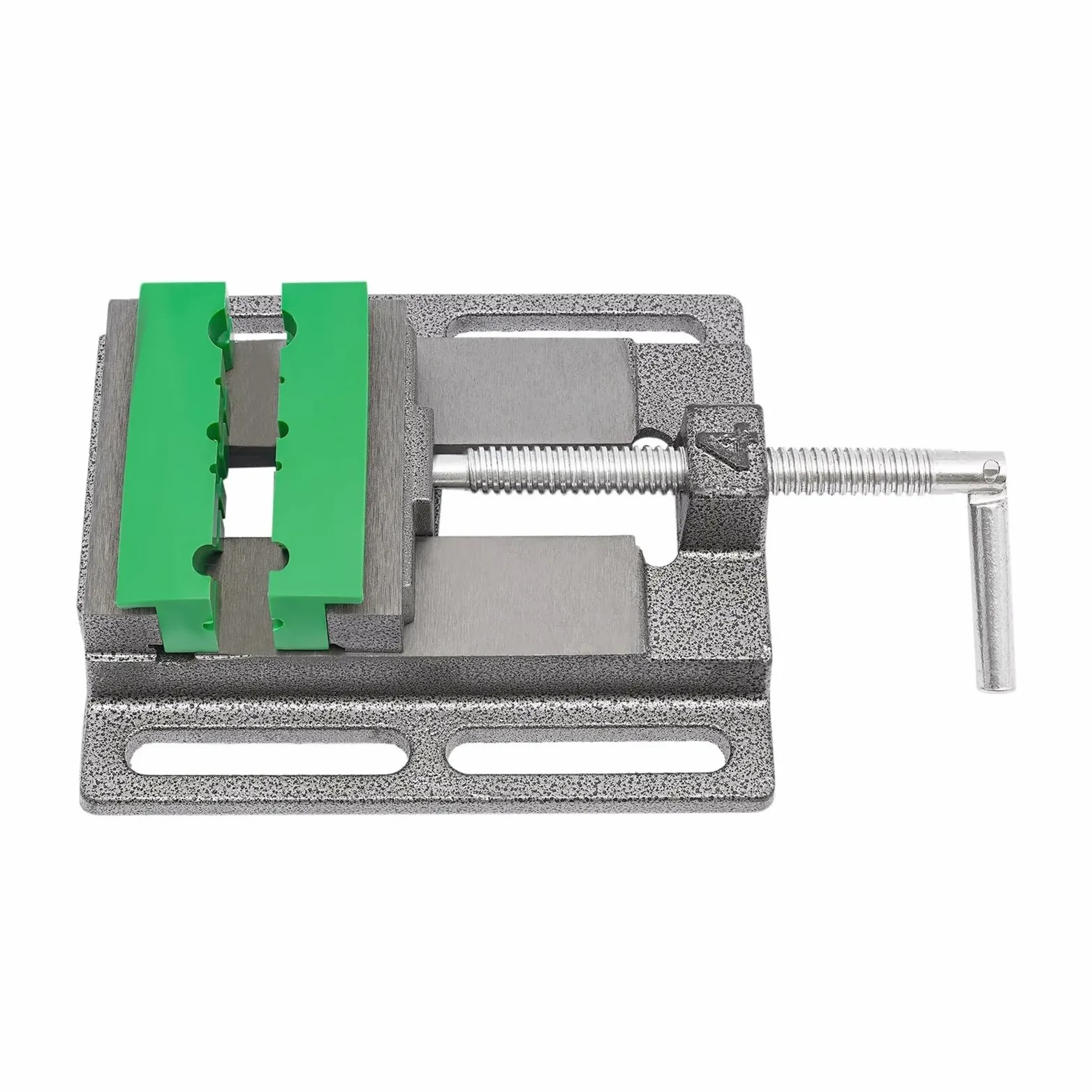 4" Wiertarka Prasowa Zacisk Wiertarski Z 2-częściowymi Magnetycznymi Podkładkami Imadła Wielorowkowy Zestaw Podkładek Metalowych Precyzyjna SiłA Zacisku(Blue)
