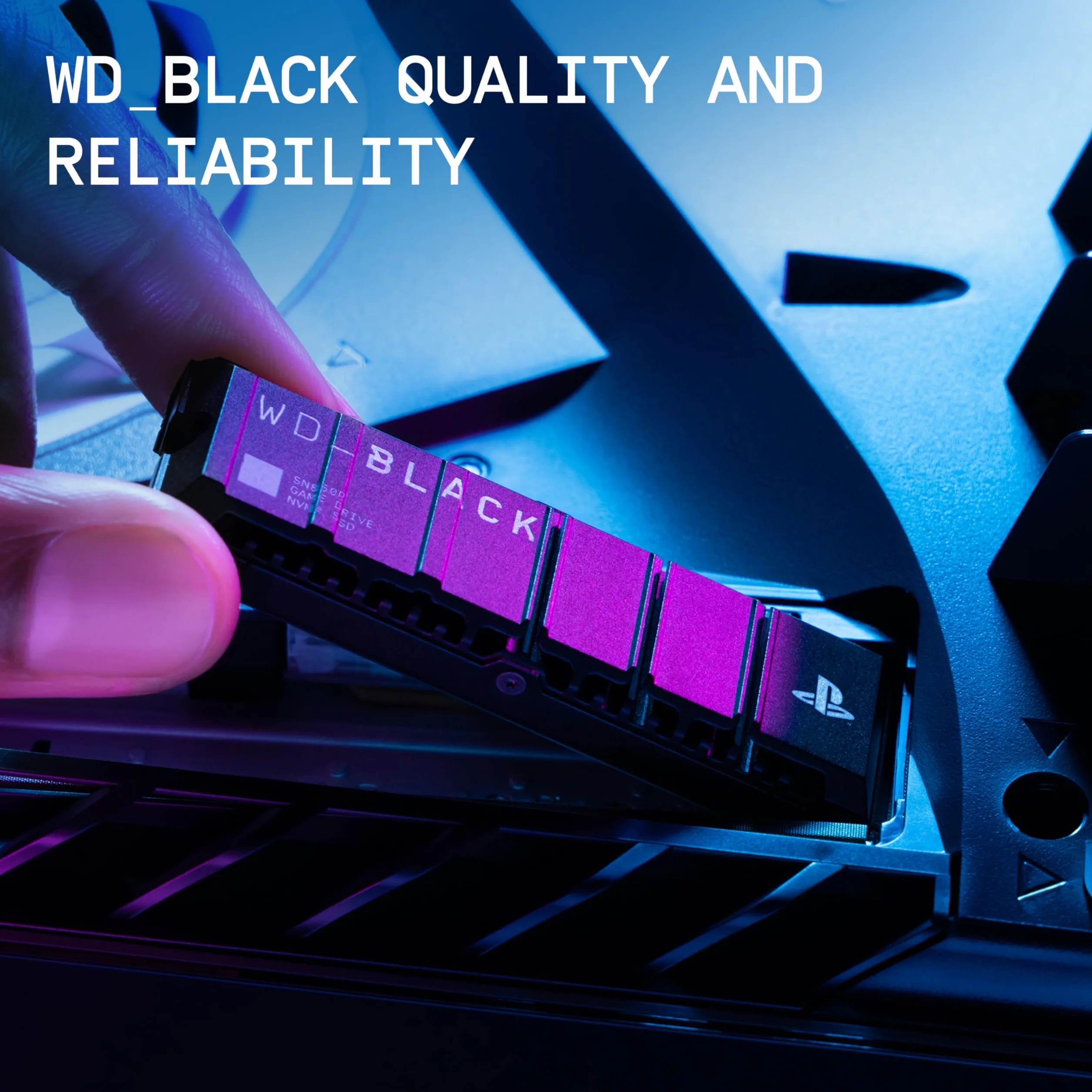 WD_BLACK 1 TB SN850P NVMe SSD, oficjalna licencja na konsole PS5, prędkość odczytu do 7300 MB/s, M.2 2280, ekskluzywna konstrukcja radiatora
