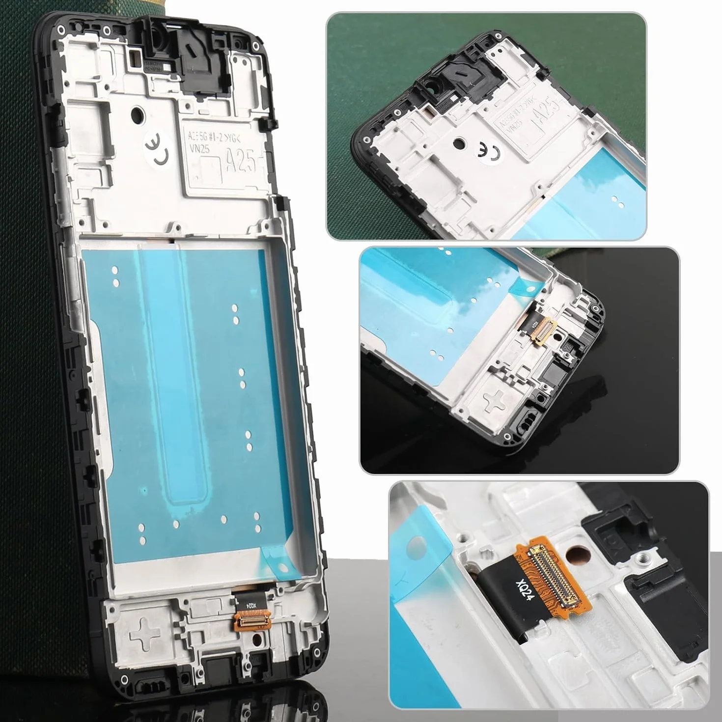 6.5 czarny wyświetlacz INCELL do Samsung Galaxy A25 5G SM-A256B SM-A256E SM-A256U wyświetlacz LCD ekran dotykowy zamiennik ekranu szkło zestaw + folia ochronna + narzędzie