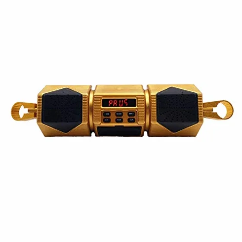 Motocykl Odtwarzacz MP3 na Kierownicę GłOśNik Muzyka Bluetooth Radio FM Wodoodporny Regulowany Wspornik Audio Stereo 12V