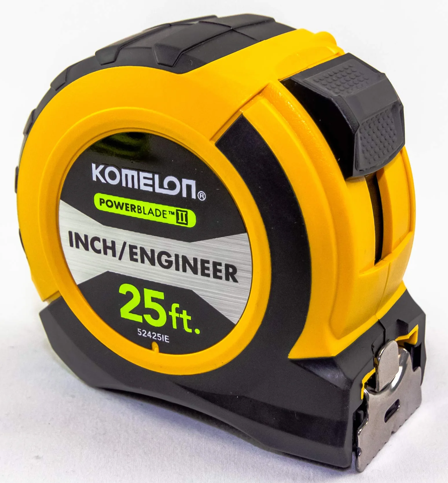Komelon 52425IE; 25' x 2,7 cm Powerblade II" taśma miernicza; żółty/czarny