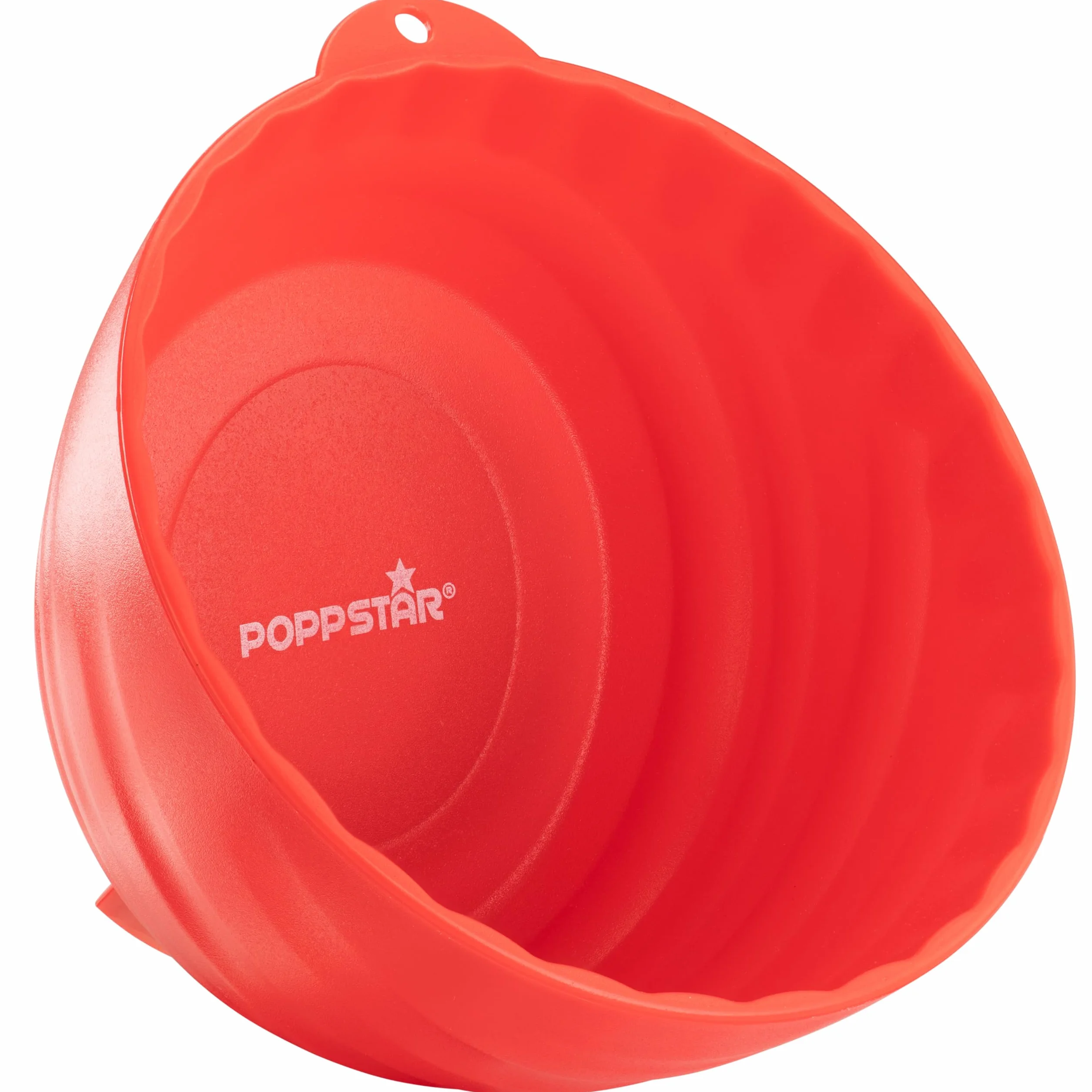 Poppstar magnetyczna miska, okrągła (Ø 14,5 cm), z wysokim rantem, materiał: tworzywo sztuczne, czerwona