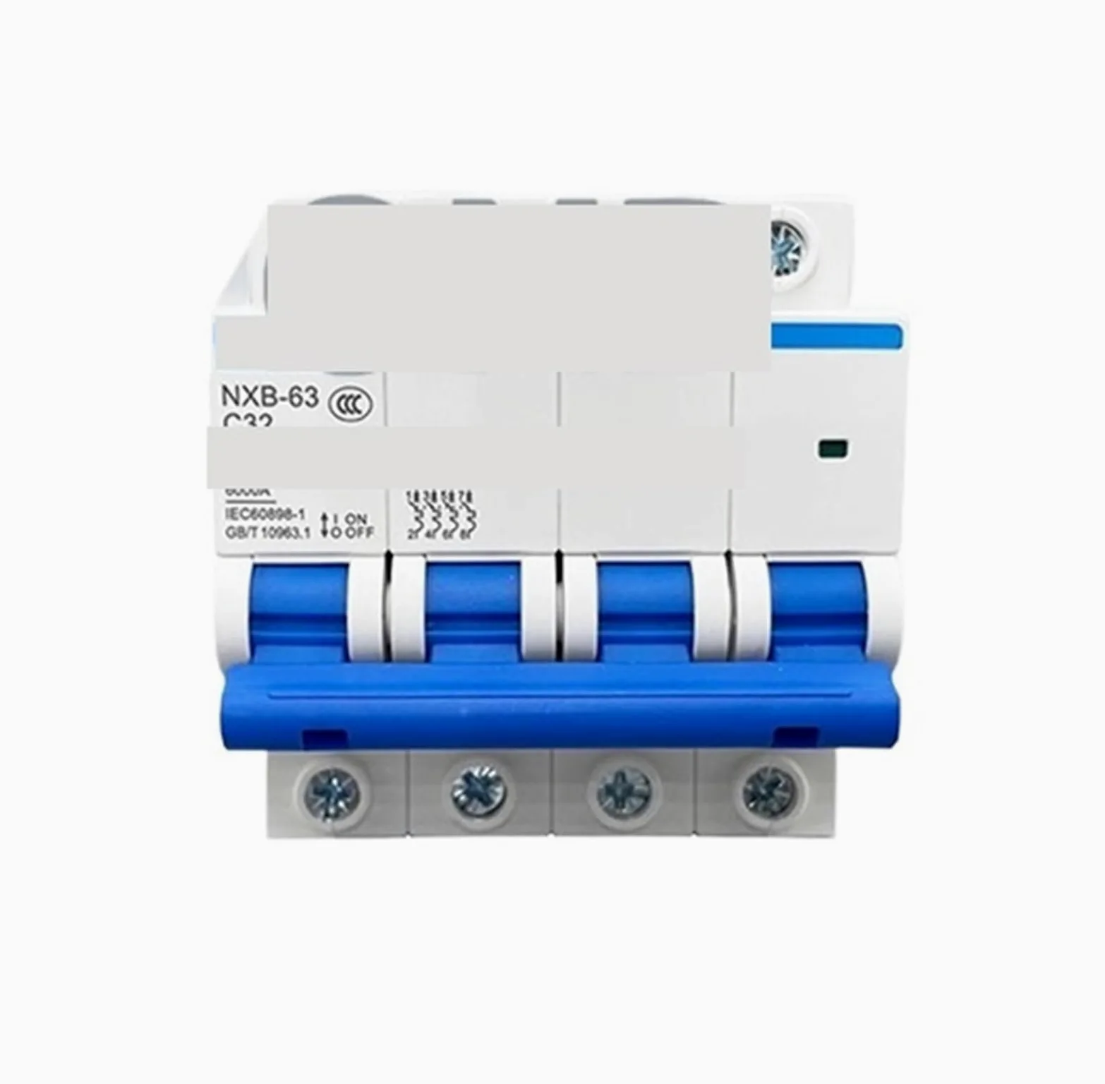 Elektryczny mini wyłącznik NXB-63 C (4P, C20A, 1 szt.)