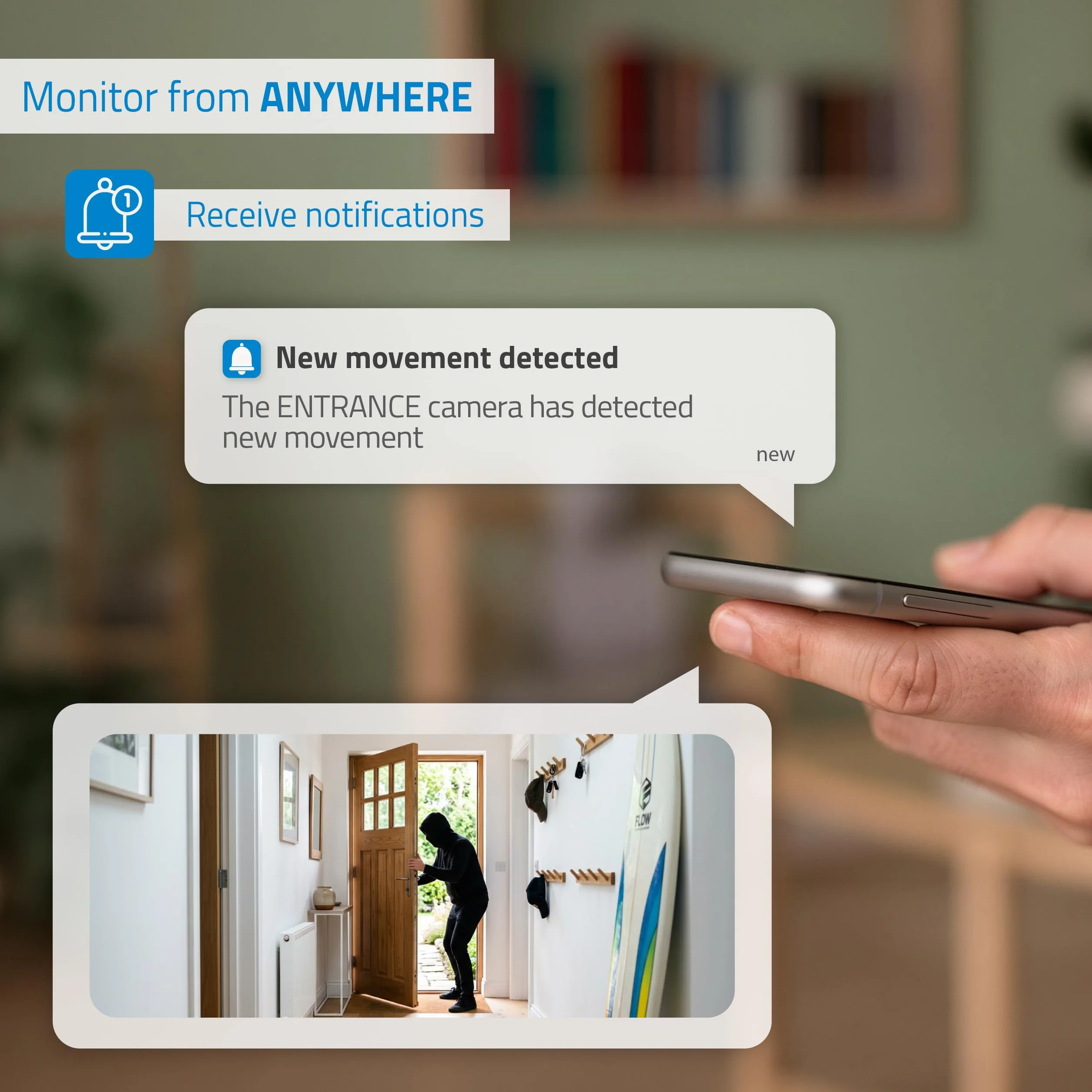 NIVIAN Kamera do monitoringu wewnętrznego 4G karta danych zawiera 3MP SuperHD 2K - Night Vision, Wykrywanie ludzkiej AI, automatyczne śledzenie, dwukierunkowy dźwięk, ruch 350°, kontrola aplikacji