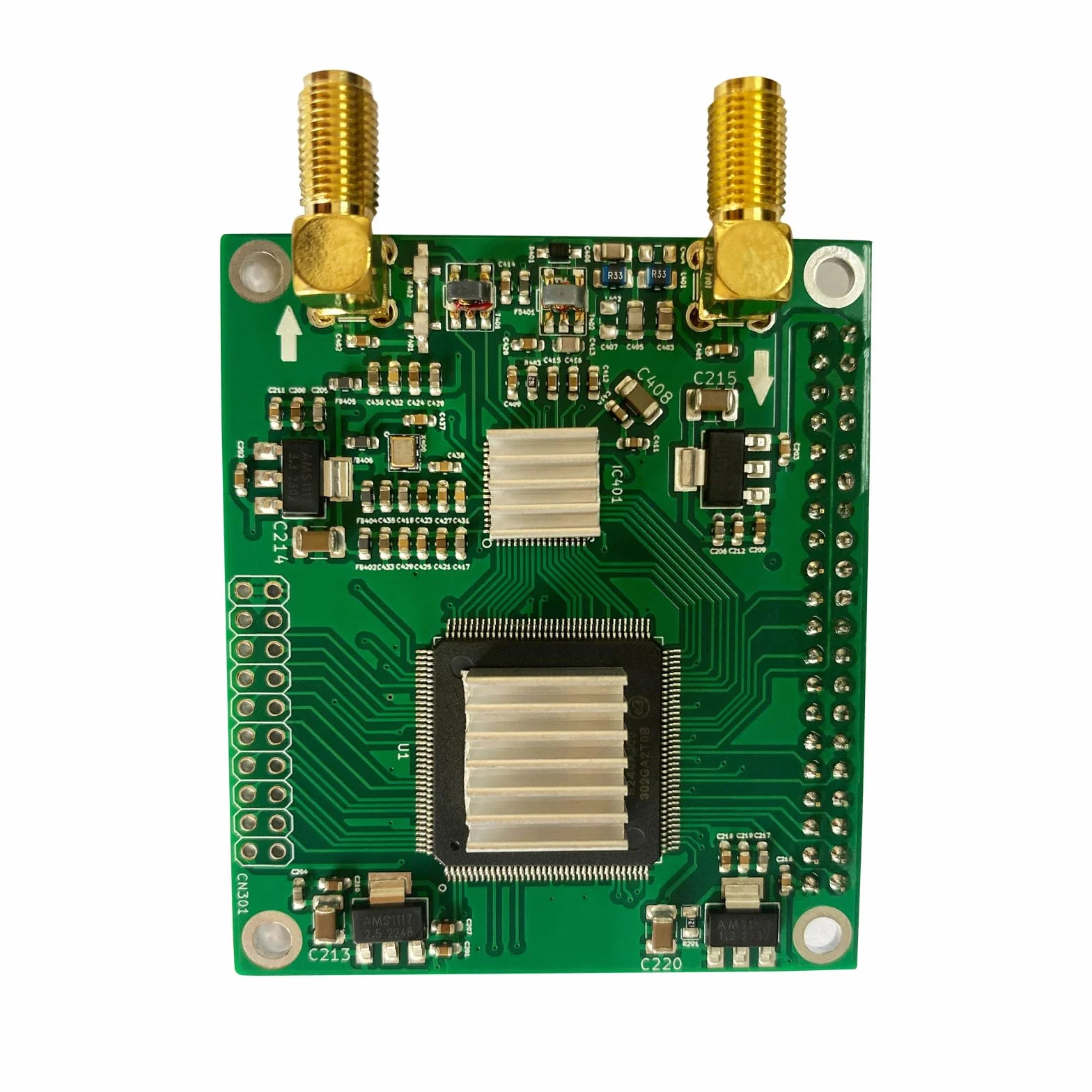 AURSINC SDR Radioberry do Raspberry Pi 4 - Radio Card Analog Devices AD9866 10CL016, 12-bit Broadband Modem Ham Radio SDR Transceiver