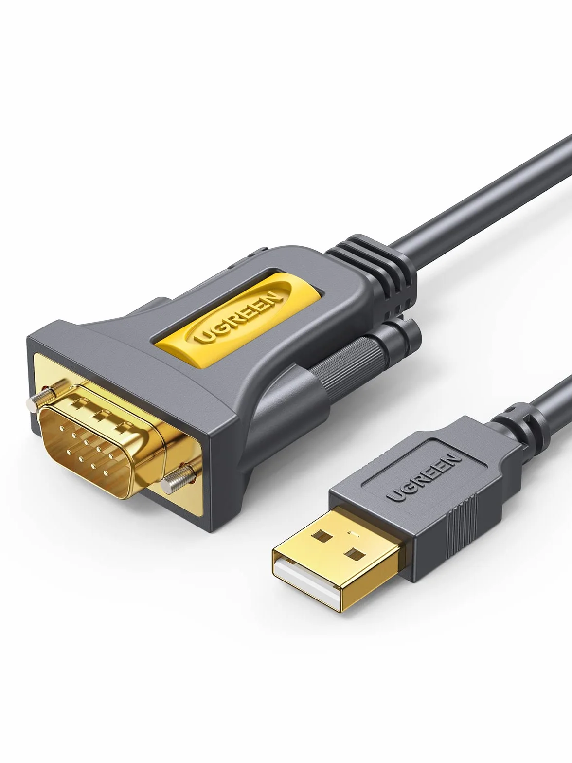UGREEN Kabel Z Adapterem Usb Do Db9 9-Pinowy Kompatybilny Z Windows 10/8/7 Mac Os X Linux Kompatybilny Z Routerem, Switch, Teleskopem Itp. (3M)