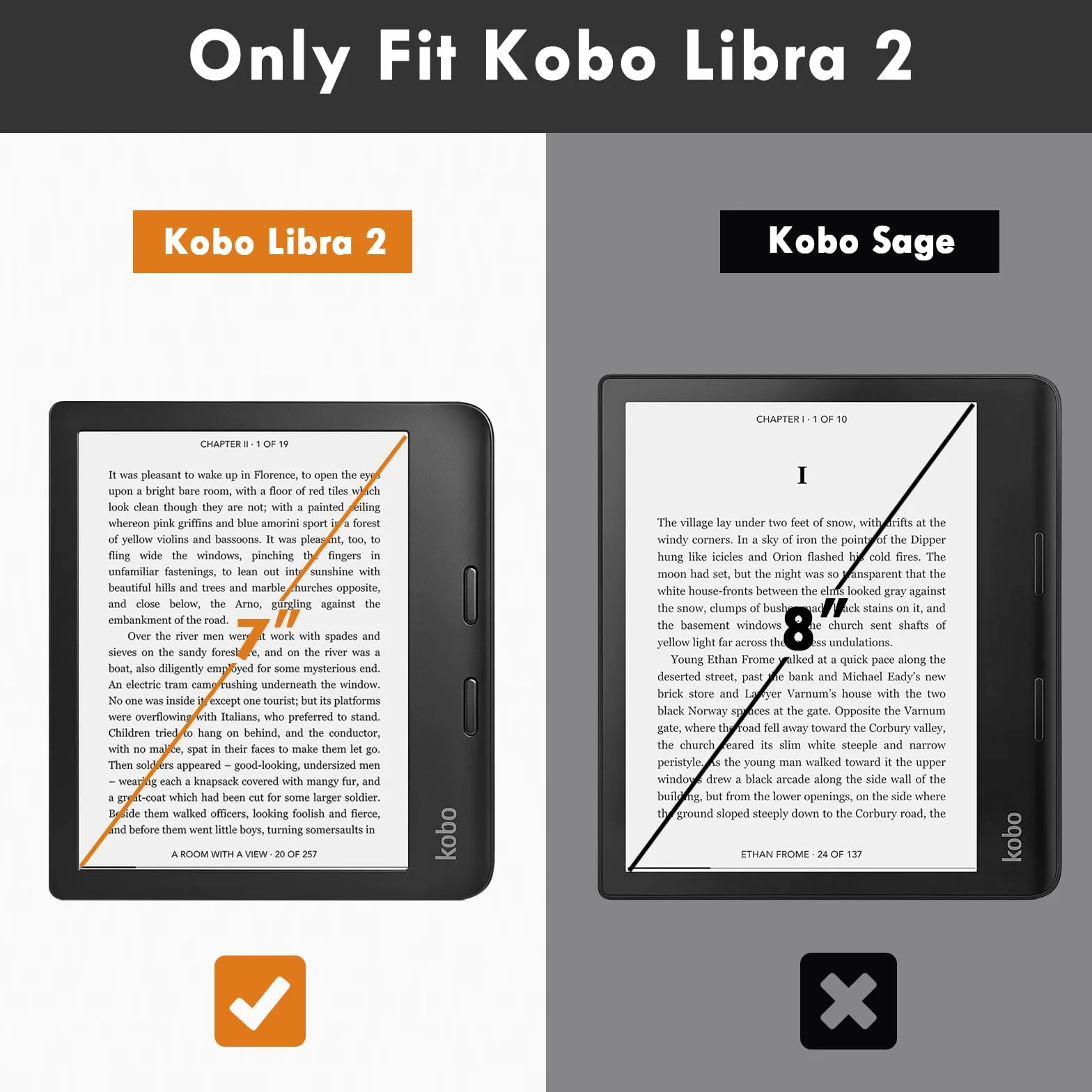 TiMOVO 3 Pack Screen Protector for Kobo Libra Colour 7 Inches 2024/Kobo Libra 2 E-Reader 7 Inch 2021, PET Matte Anti-Glare