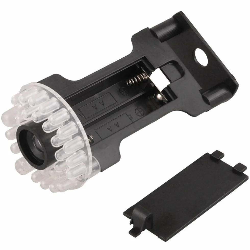 Maclean Ir Led IR9000 B Atrapa Kamey Monitoringowej, Czarny, 13.5 cm