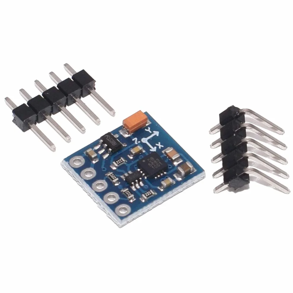 Hailege 2 szt. GY-271 QMC5883L 3-5V IIC Potrójny Osiowy Kompas Magnetyczny Moduł Kompasu Elektronicznego dla Arduino