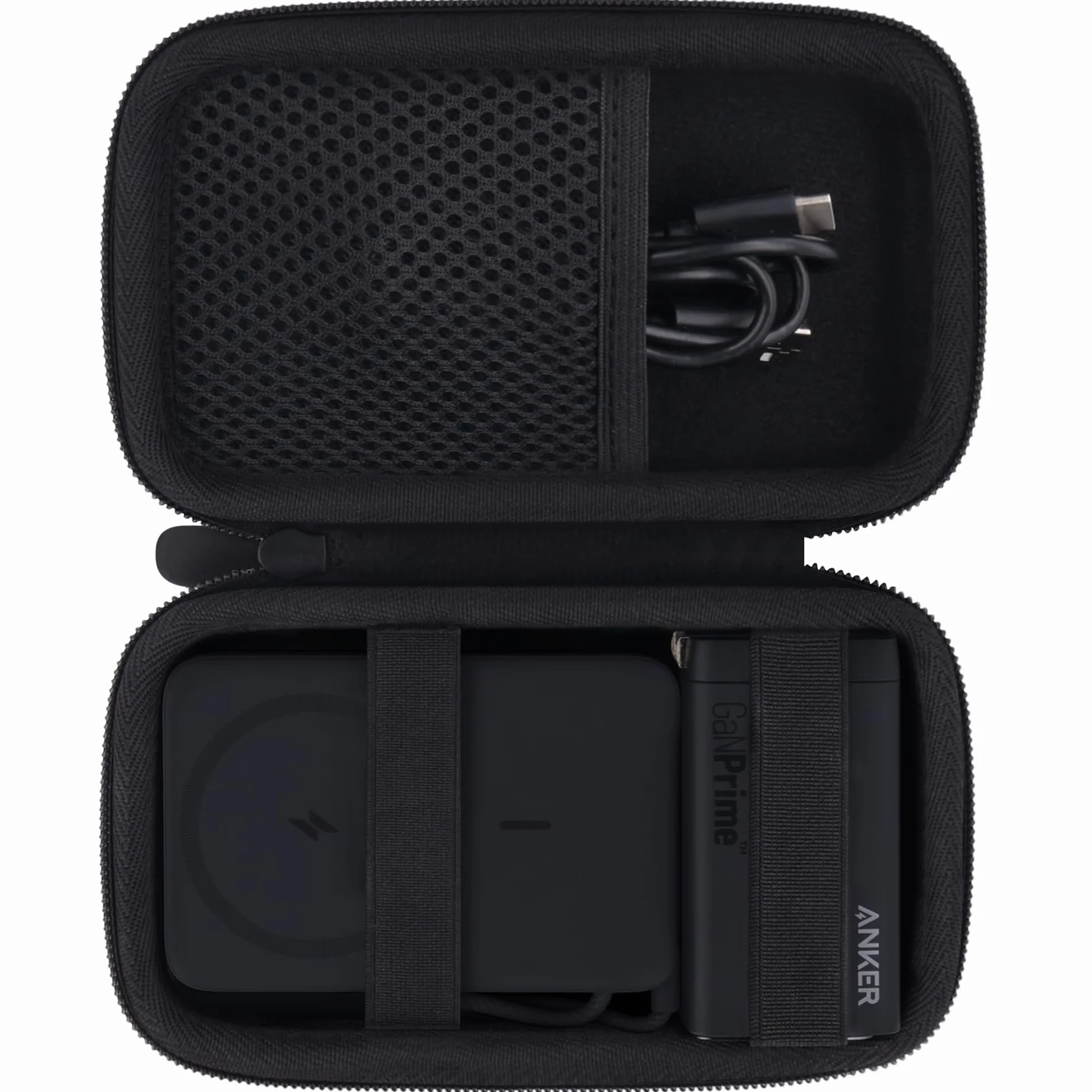 co2CREA Twarde etui podróżne do magnetycznego powerbanku Anker Zolo 5000 mAh 10000 mAh