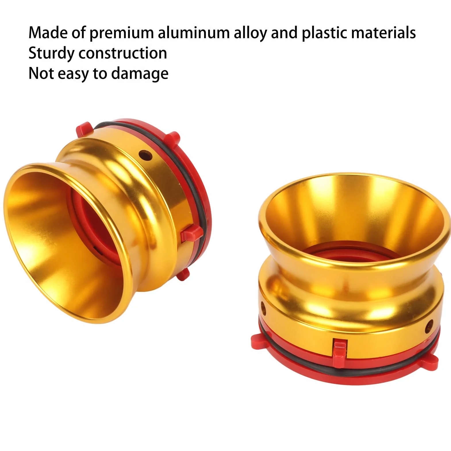 Adapter Piast Nab 10-calowa Szpula Polerowane Aluminium Uniwersalne Akcesoria do Magnetofonów Szpulowych dla Studer Akai Złoto