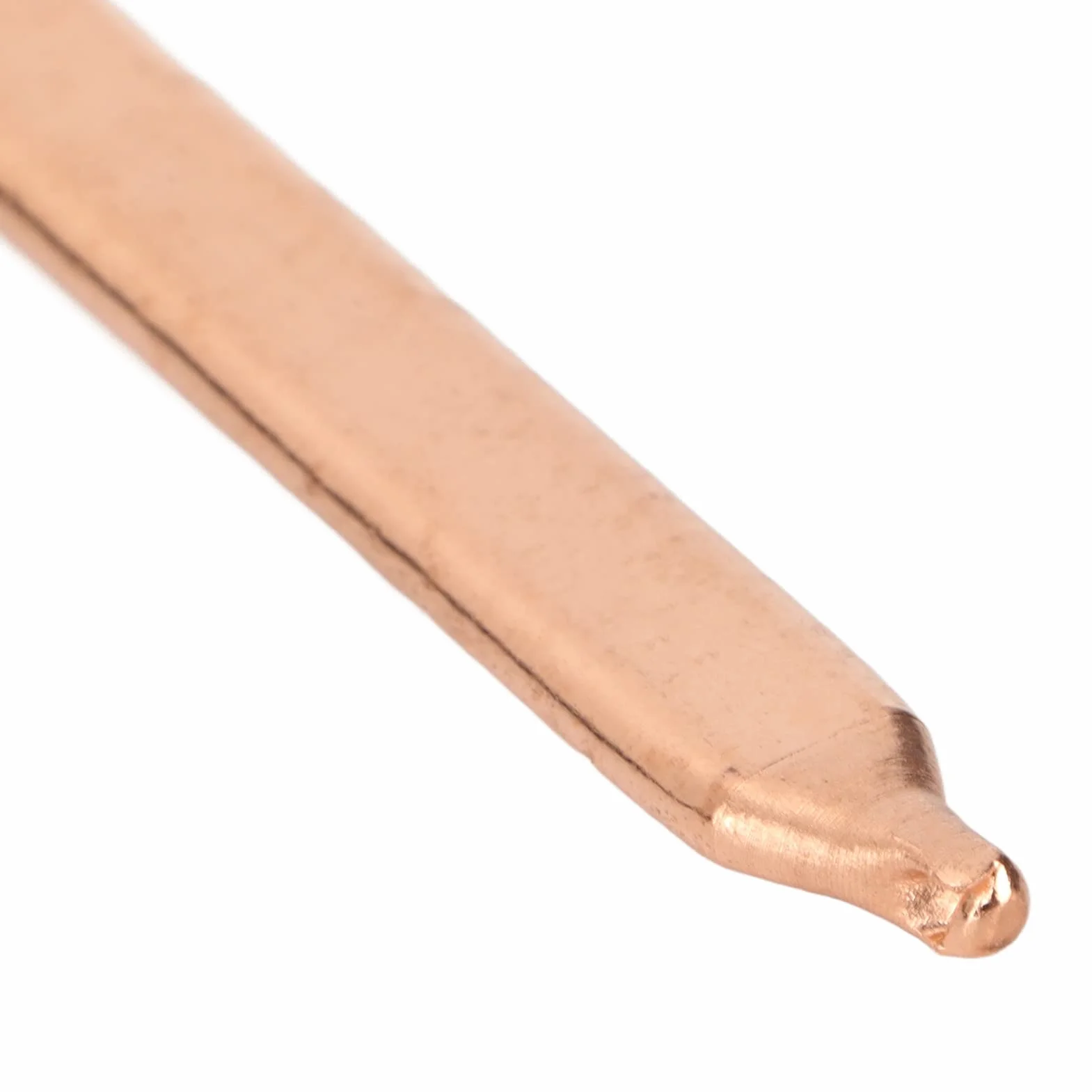 Annadue Miedziana płaska rura grzewcza, do komputera CPU, radiator, rurka, chłodzenie rurowe, do samodzielnego chłodzenia, laptopa, procesora (90 mm)