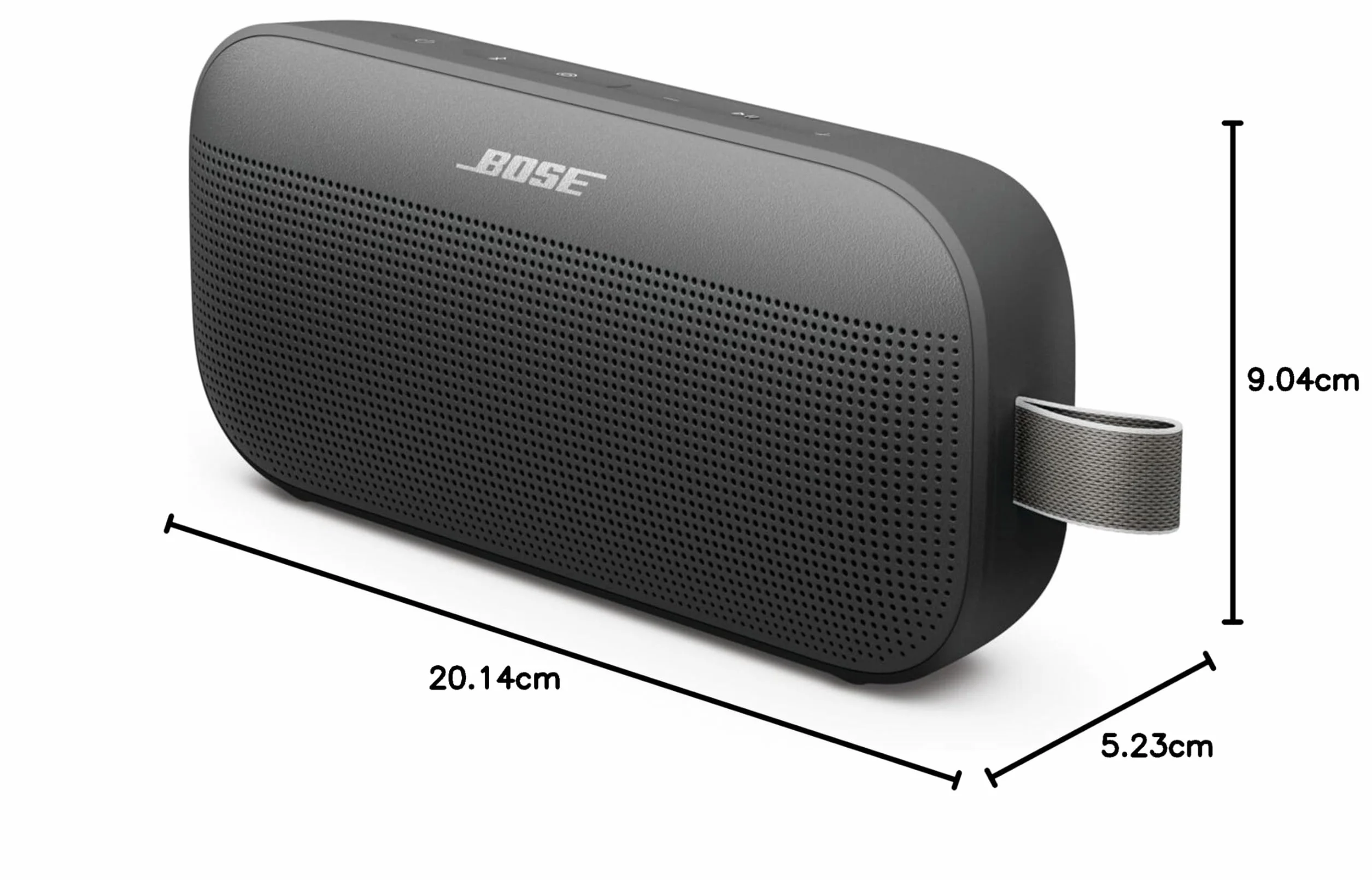 Bose SoundLink Flex (2. gen.) Przenośny głośnik Bluetooth, wodoodporny, czarny