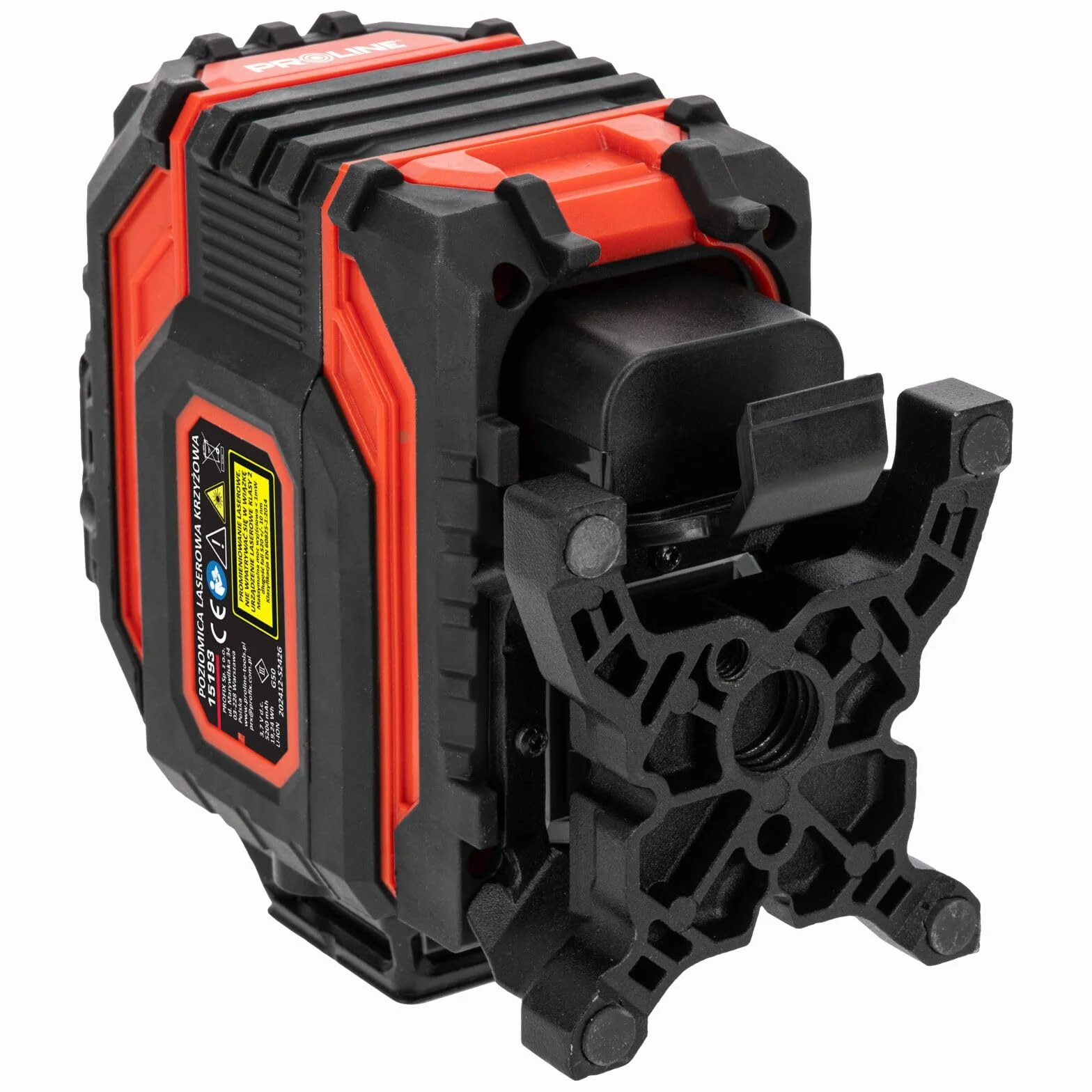 PROLINE Poziomnica laserowa 15193 25 m zielona 4D, 1.5 mm/5 m, IP54, CE, Li-Ion
