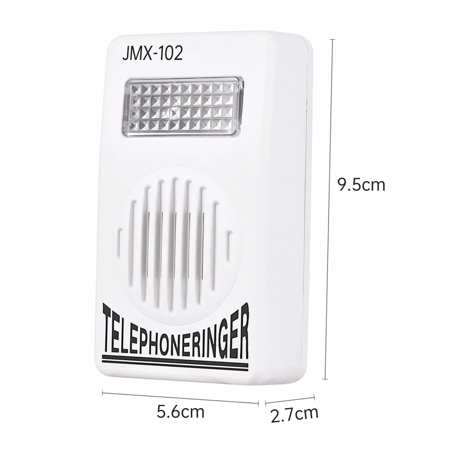 Wzmacniacz dzwonka telefonicznego 70dB ze światłem stroboskopowym, 6P2C, montowany na ścianie