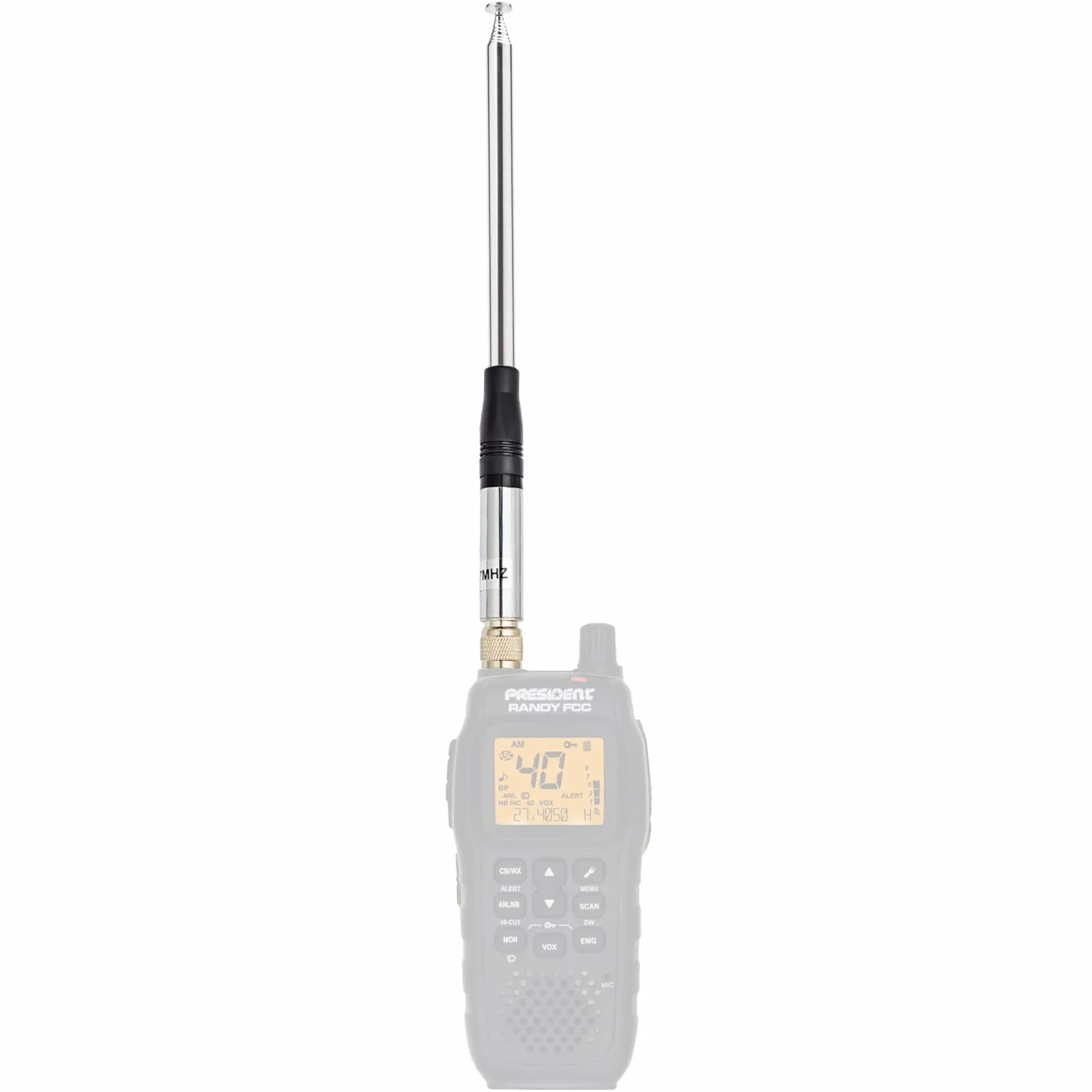 TWAYRDIO CB antena radiowa TNC 27 MHz teleskopowa ręczna antena wysuwana 23,3 cm do 1,3 m radio do President Randy III 3 PNI Escort HP 72 przenośne radio amatorskie CB