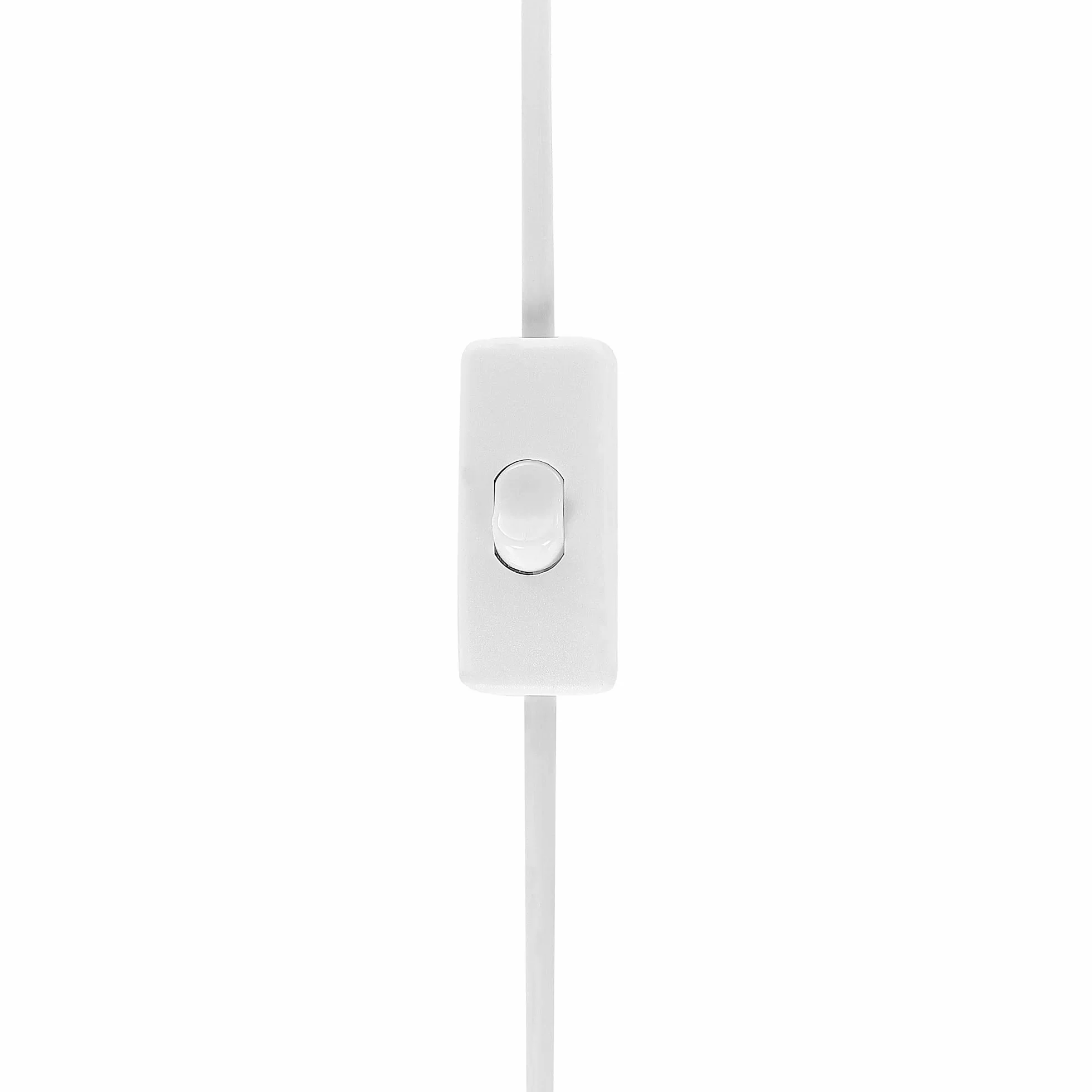 Elegancka lampa stołowa nocna ceramiczna szara z białym abażurem Khoper