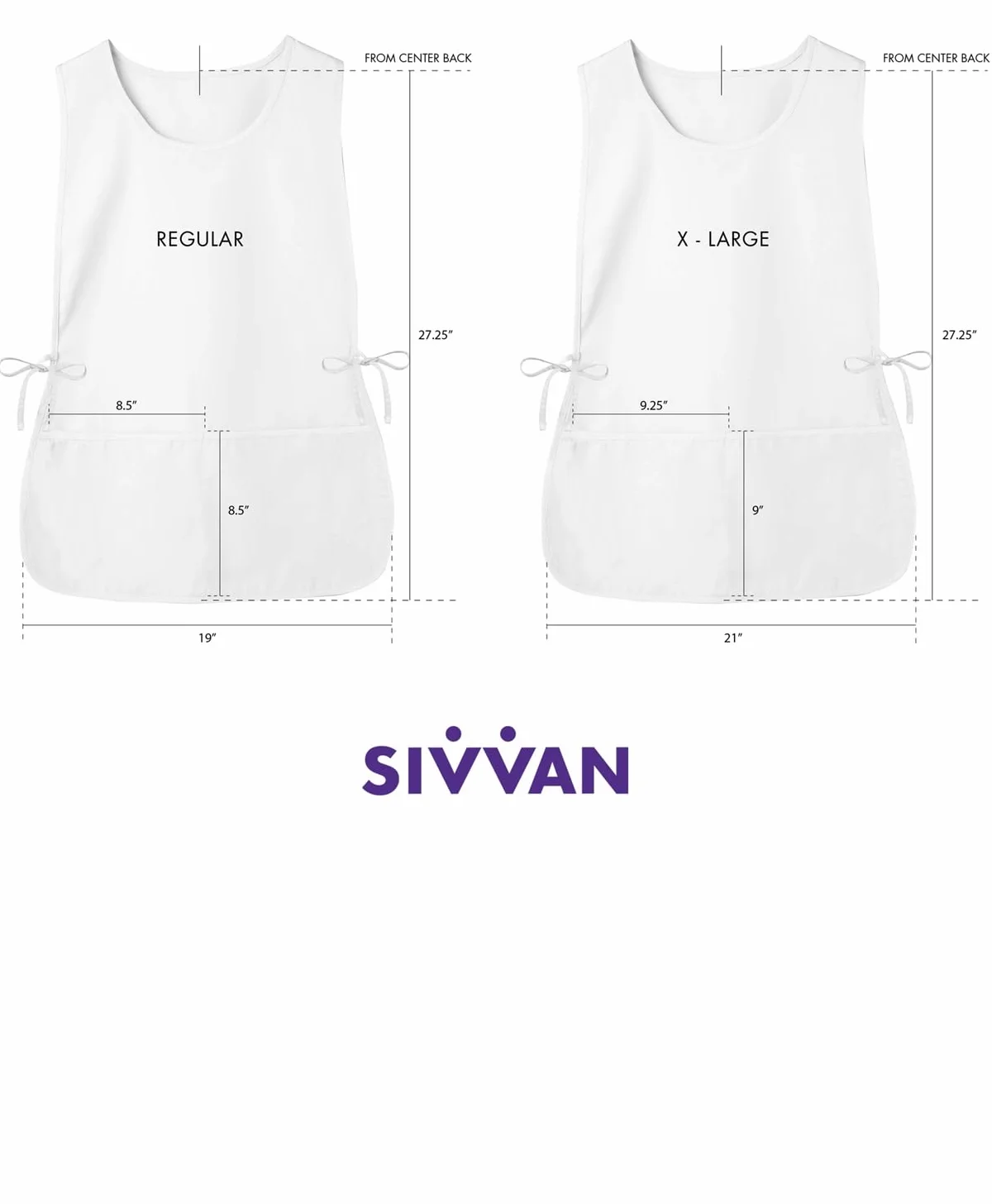 SIVVAN Fartuch unisex - Fartuch Cobbler 3-pak