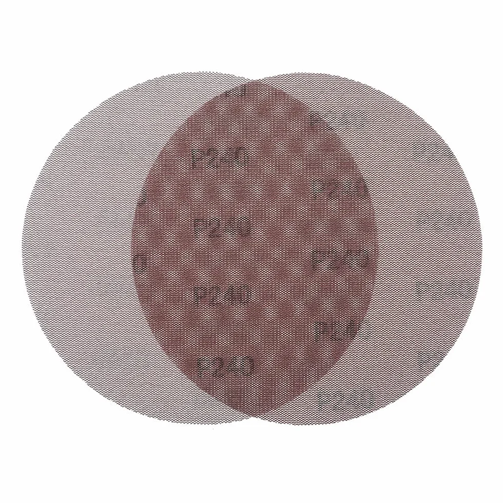 7-calowy 180 mm siatkowy materiał ścierny bezpyłowy Papier ścierny do szlifowania pętli na sucho zapobiegający blokowaniu się papieru ściernego 80 do 320 Grit (opakowanie 15), 80