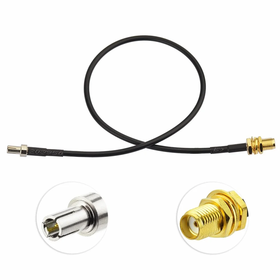 Eightwood kabel TS9-SMA 30 cm przedłużacz anteny mobilnej 4G LTE do routera Huawei