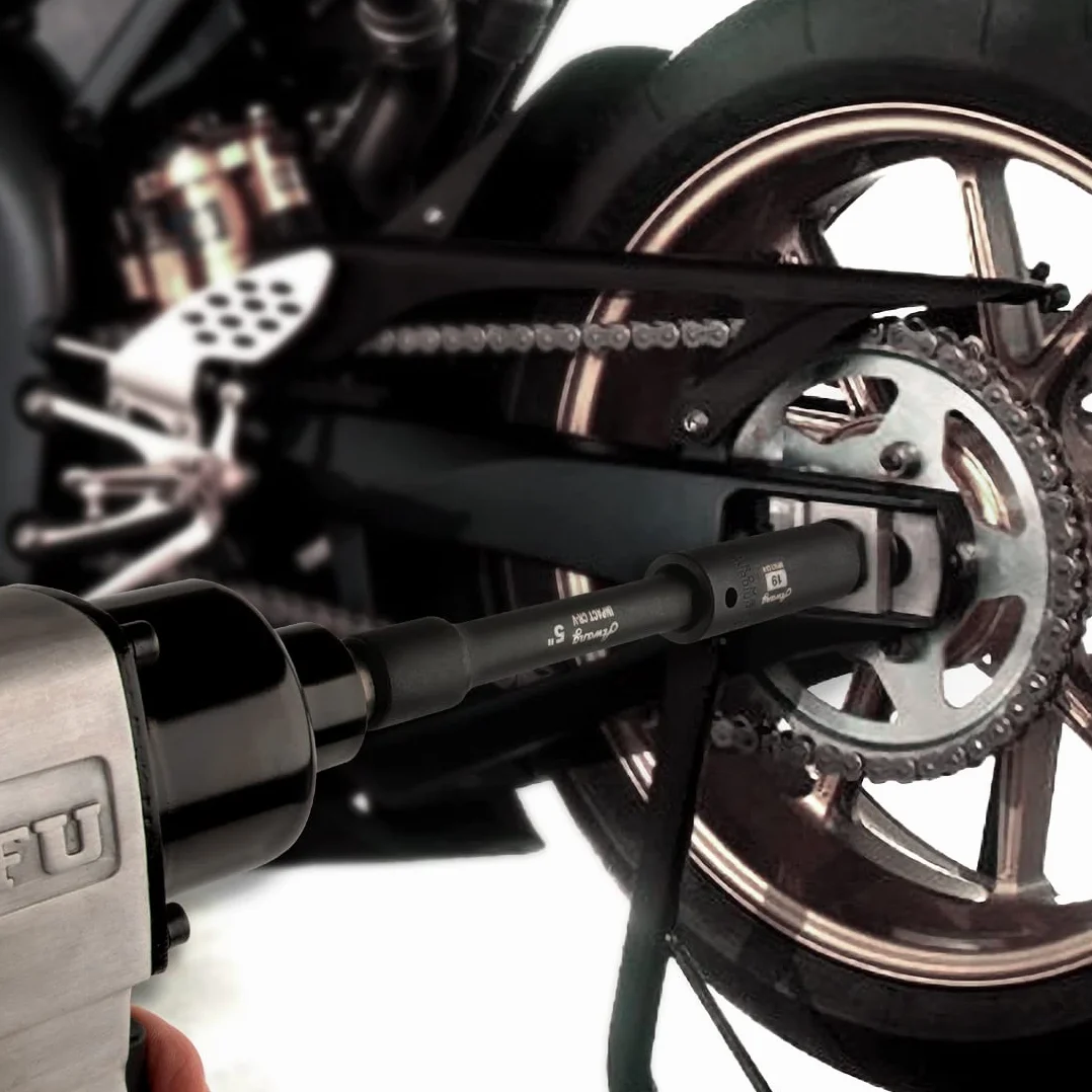 Awang Kraft zestaw nasadek do wkrętarki udarowej 1/2" 8-24 mm z 5, 10-calowym drążkiem przedłużającym, 1/4 Adatper 19 sztuk