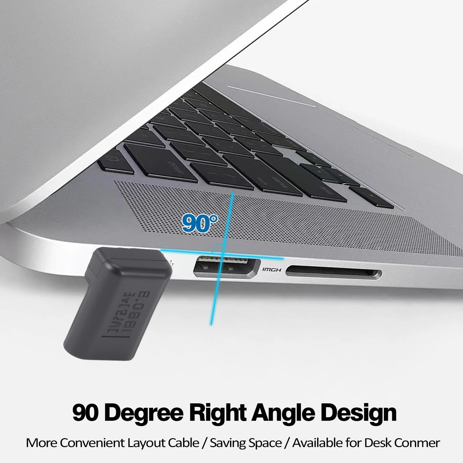 LOLANIUT Adapter USB C na USB 3.0 OTG 90 stopni 2 sztuki