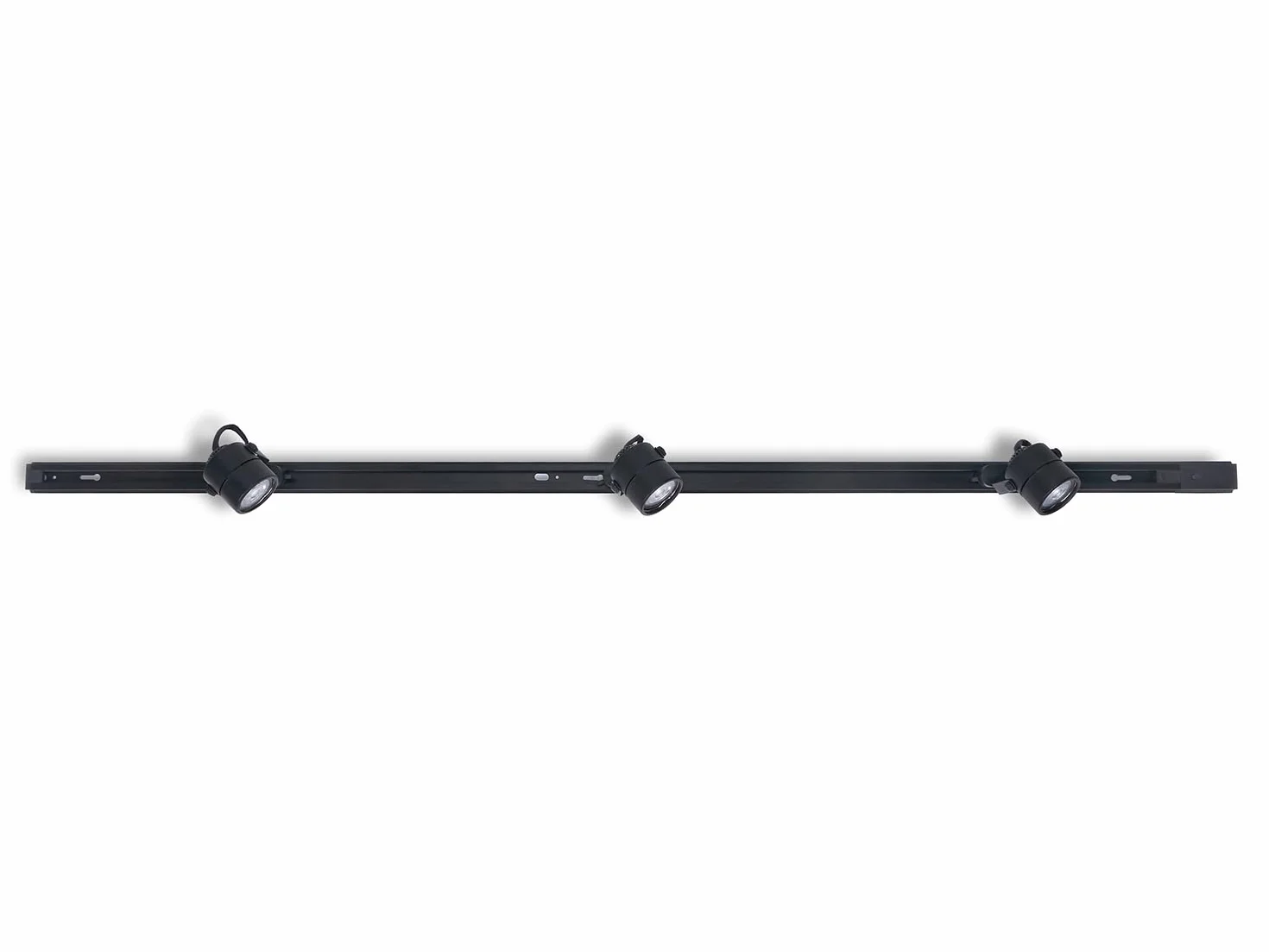 Steka Violet Oświetlenie Szynowe - System Szyn Świetlnych LED - Szyna z 3 Gniazdami GU10 - Dekoracyjna Lampa Sufitowa - Lampa Wewnętrzna LED - Szyna o Długości 1,5 m - Czarne