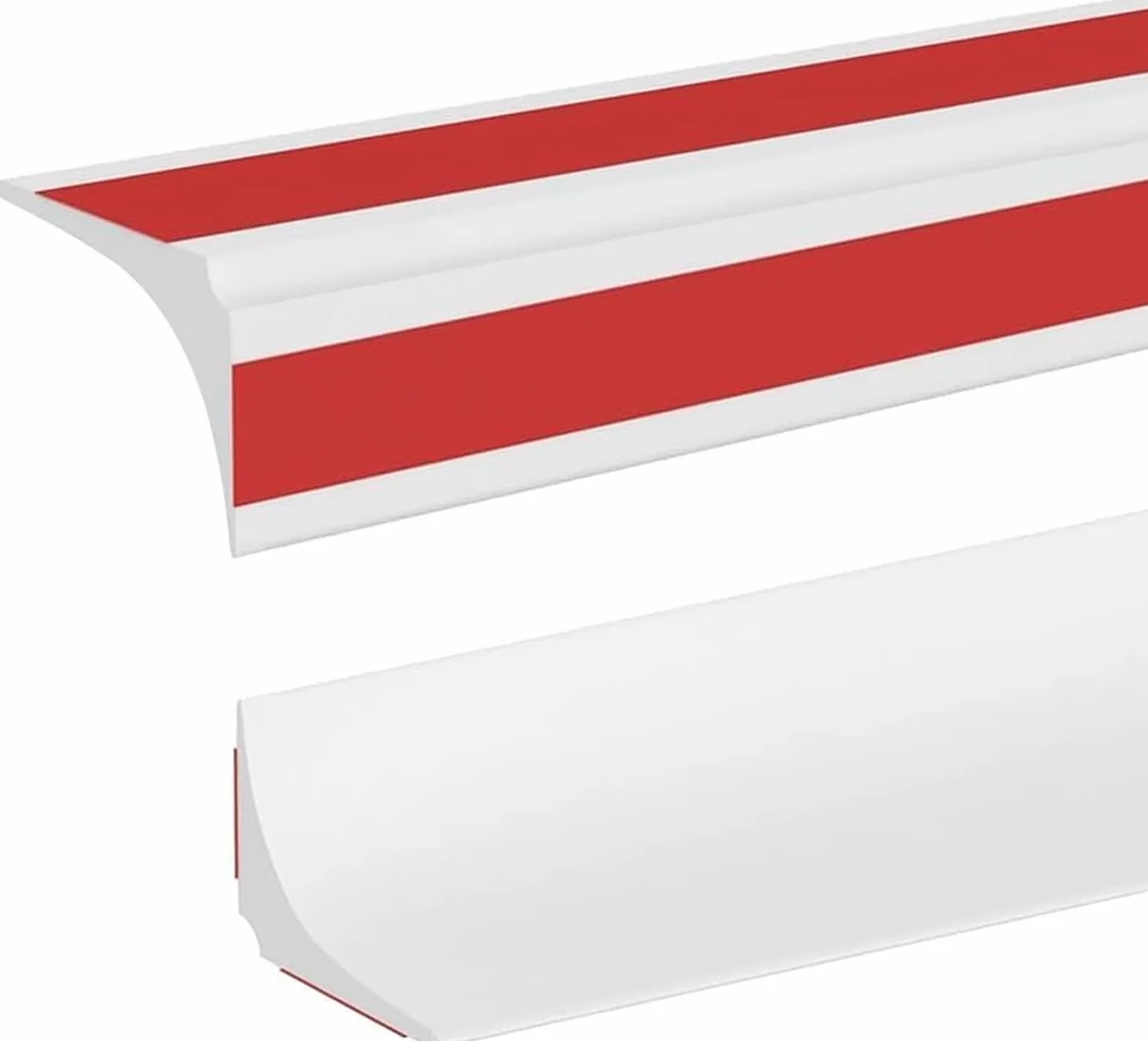 Zayejod 10M biały silikonowy pasek uszczelniający do brodzika prysznicowego (15mm×15mm) Uszczelka krawędzi do wanny, blatu łazienkowego, uszczelnienie podłogi pokoju mokrego, uszczelka fugowa do
