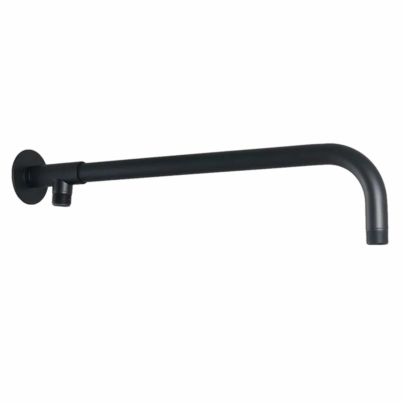 Przedłużka prysznicowa 38/48 cm, ramię przedłużające głowicę prysznicową, montaż ścienny, stal nierdzewna, przedłużacz deszczownicy, podstawa prysznica, akcesoria łazienkowe(Silver-38cm)