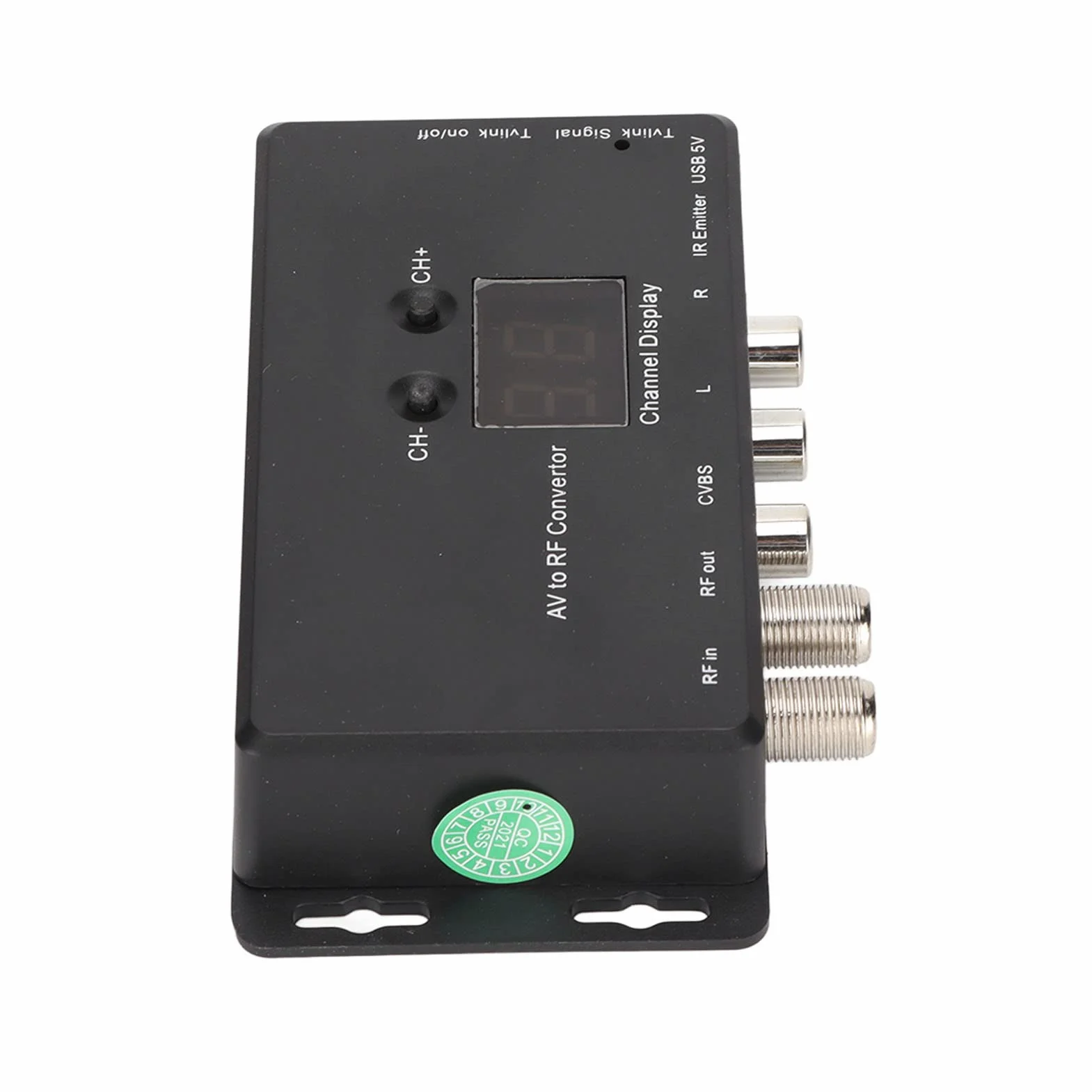 Modulator UHF - TV LINK Modulator, PAL NTSC AV do RF Modulatory Dystrybucji TV, z Gwintem Wewnętrznym AV Audio Video TV Link-Konwerter UHF do Wyjścia RF łączy SLX/TV