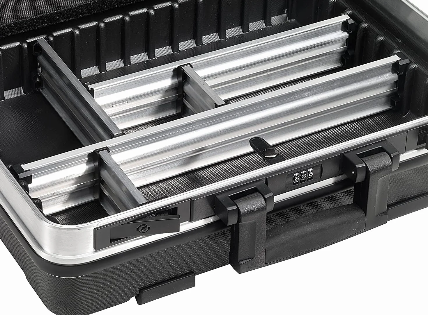 B&W FLEX walizka narzędziowa z systemem przechowywania narzędzi MODULE (obudowa ABS, pojemność 34,3 l, 47 x 36,5 x 20 cm wewnętrzna) 120,03/M, narzędzia nie wchodzą w zakres dostawy
