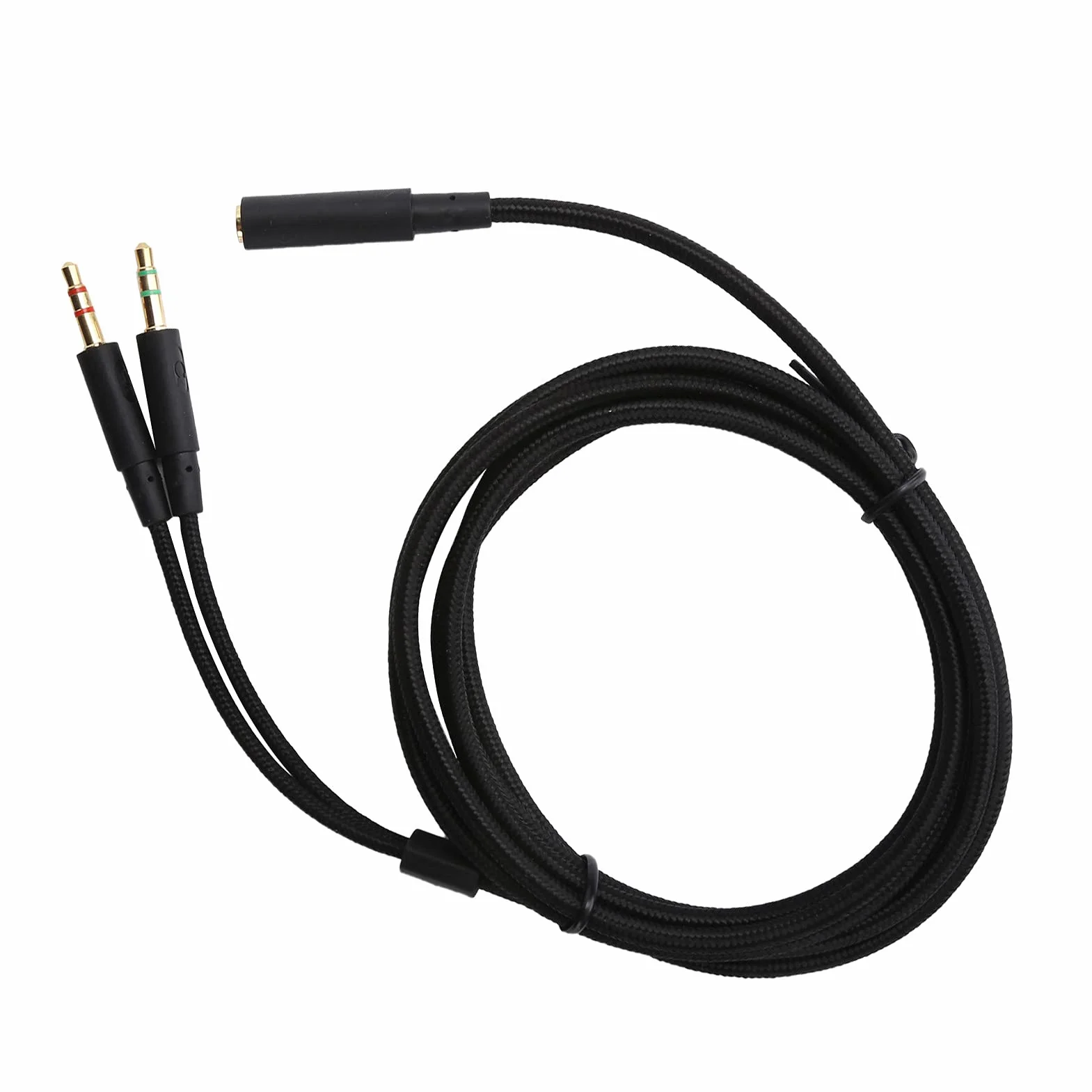 Przedłużacz Audio, Adapter 2w 1 Kabel Audio do Słuchawek 2M Kabel Audio Pasuje do Cloud Stinger/Cloud Mix/Cloud Alpha
