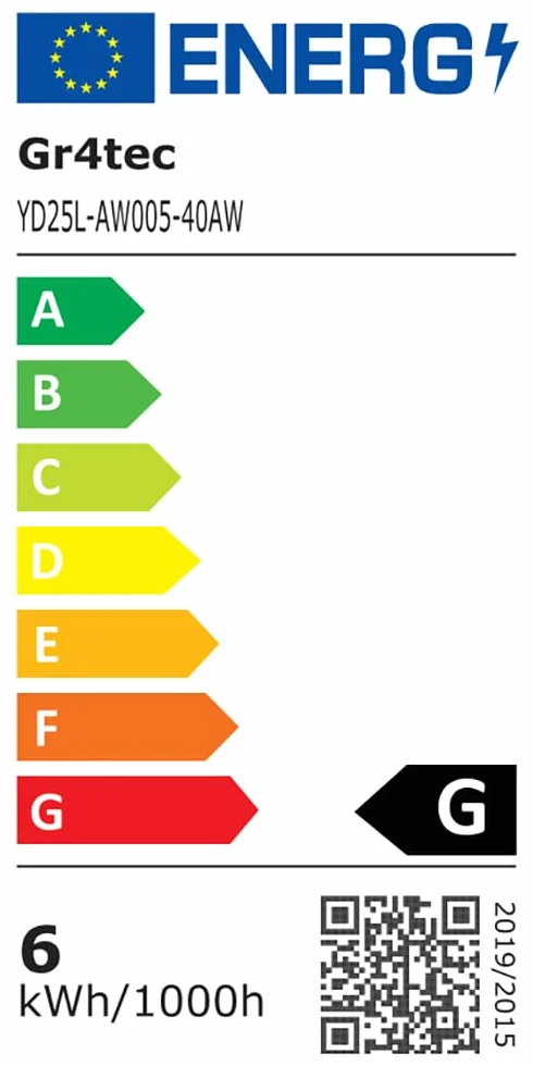 Gr4tec LED Spot Sufitowy, 6W, 4000K, Biały, Otwór 68-80mm, IP65, Łazienka, Salon