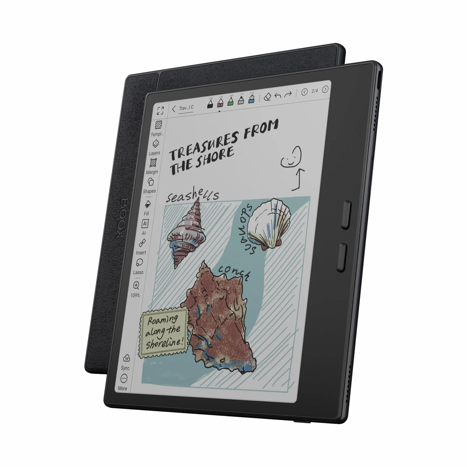 BOOX Tablet Go Color 7 (Gen 2) Kolor ePaper 7” 64 GB HD Android 13 E-Ink Światło BT WiFi