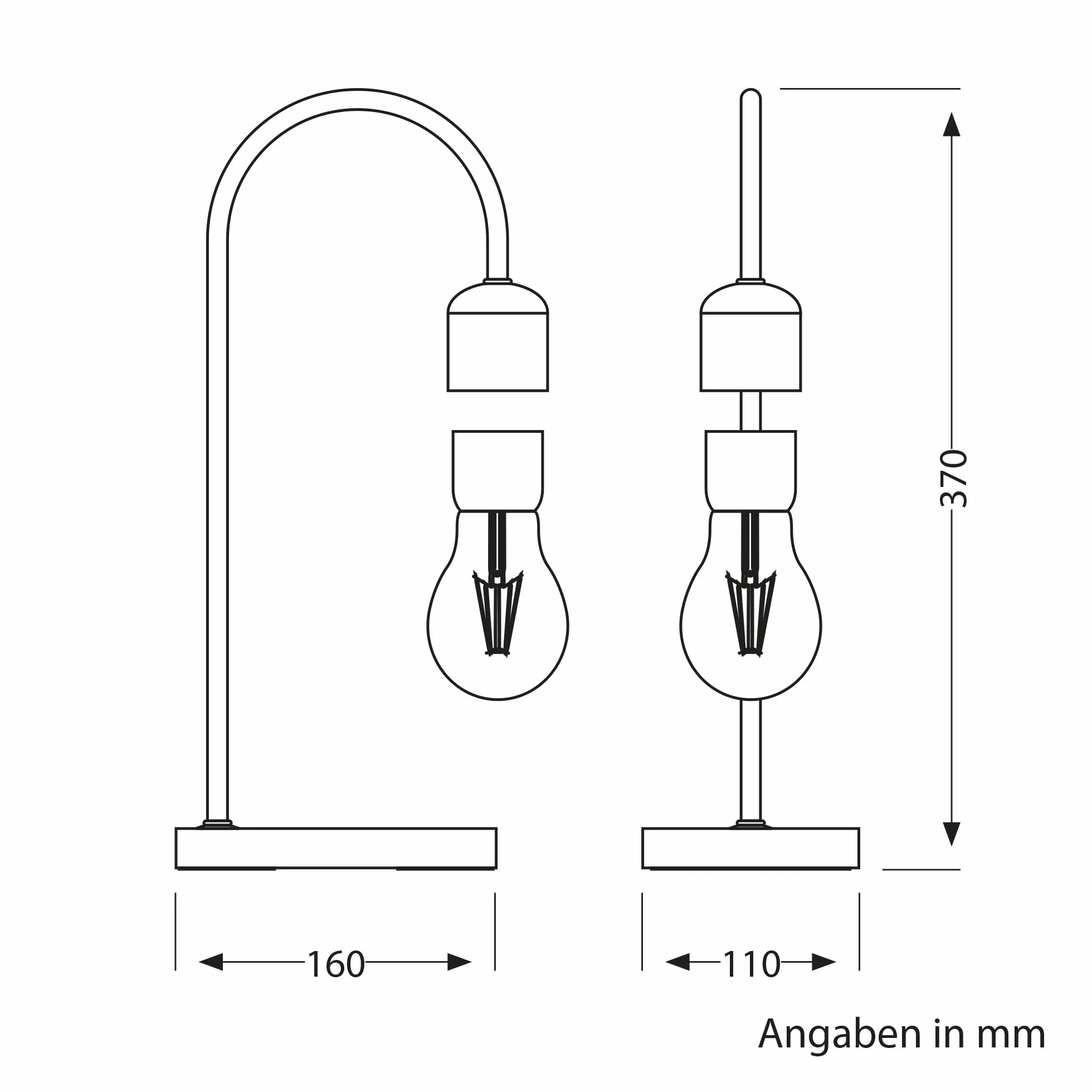 ledscom.de 2x magnetyczna, unosząca się w powietrzu lampa stołowa MAGNETO, czarna, oświetlenie dekoracyjne, oświetlenie nastrojowe