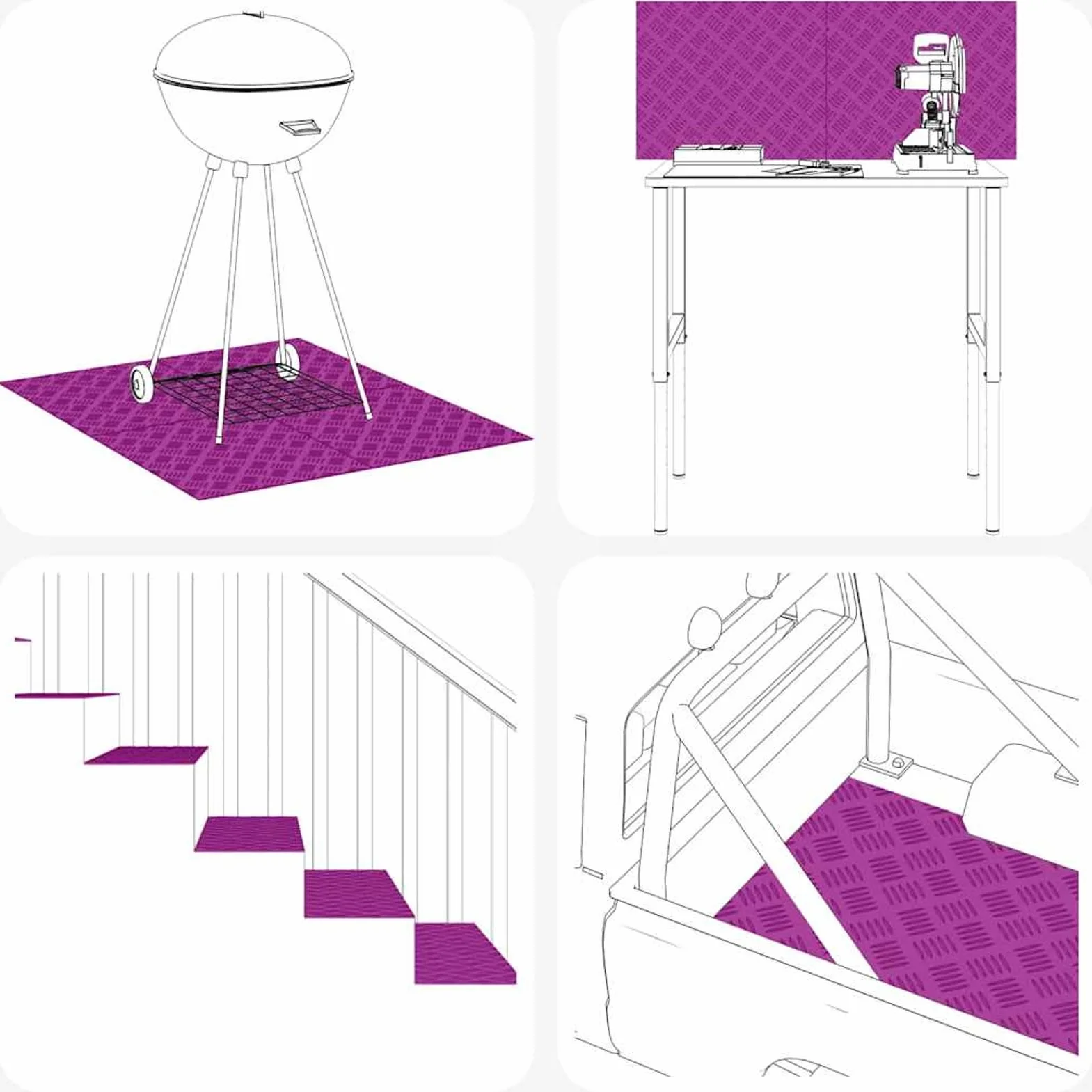 Aluminiowy stopień schodowy, antypoślizgowy, kątowy + nowoczesna powierzchnia deski schodowej o wysokim stopniu bezpieczeństwa stąpania + srebrny, 70 x 20 cm, do wewnątrz i na zewnątrz + biuro, dom
