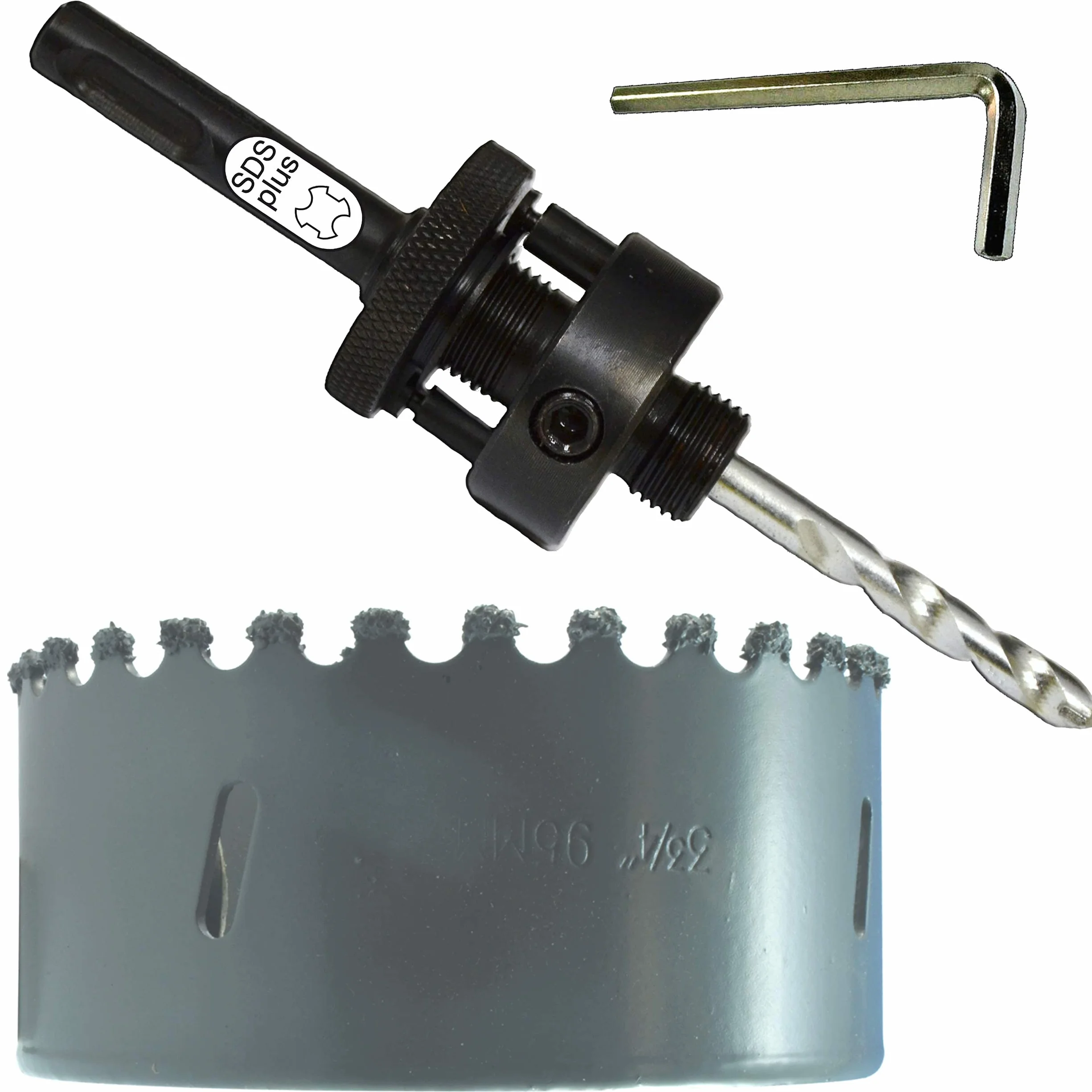 Otwornica z węglików spiekanych 3 3/10.2 cm z trzpieniem SDS Plus 3 3/10.2 cm otwornica do betonu płytka ścienna 3 3/10.2 cm otwornica do cegły do płyt kartonowo-gipsowych tynk z włókna szklanego 3