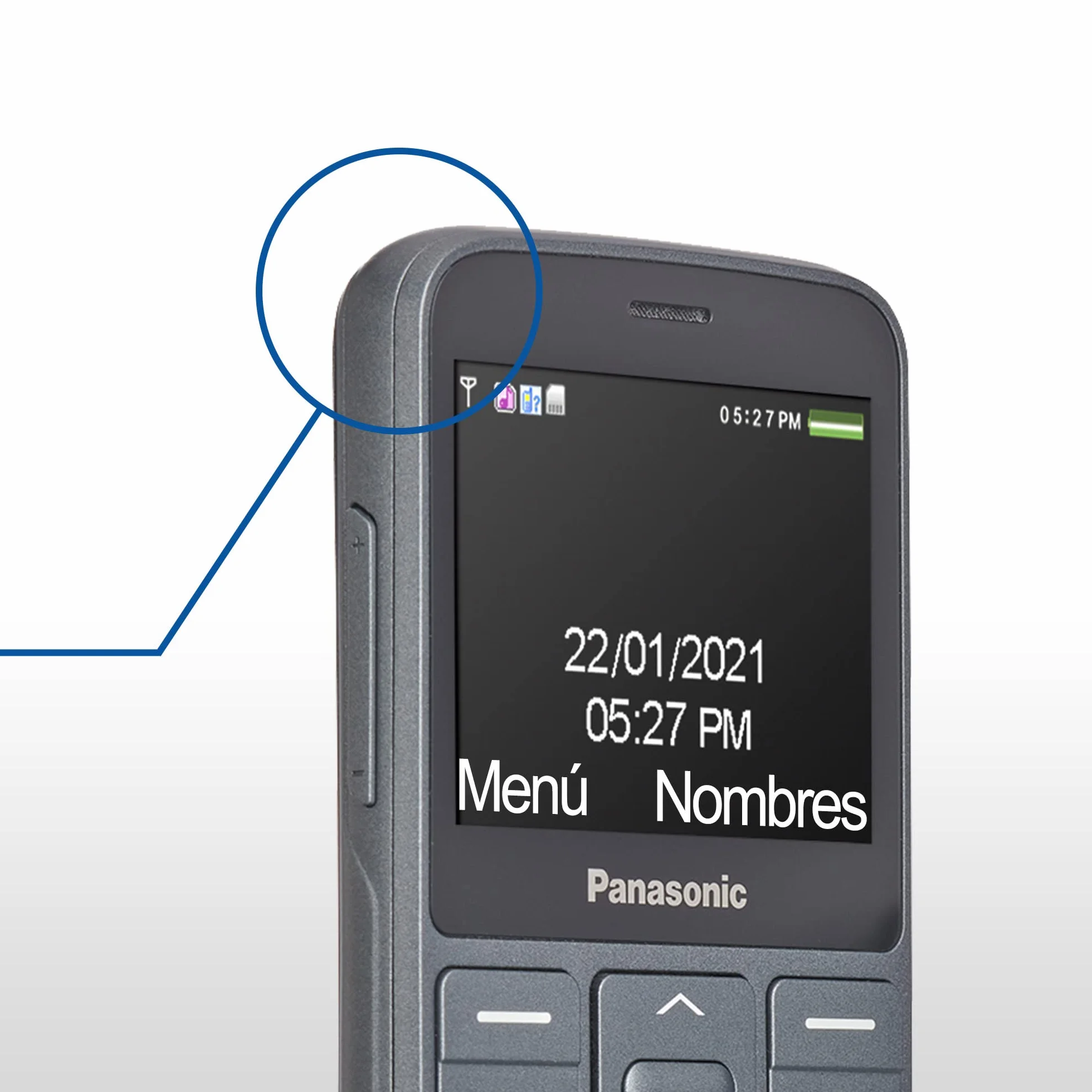 Panasonic Kx-Tu160Exb Telefon Czarny 2.4"