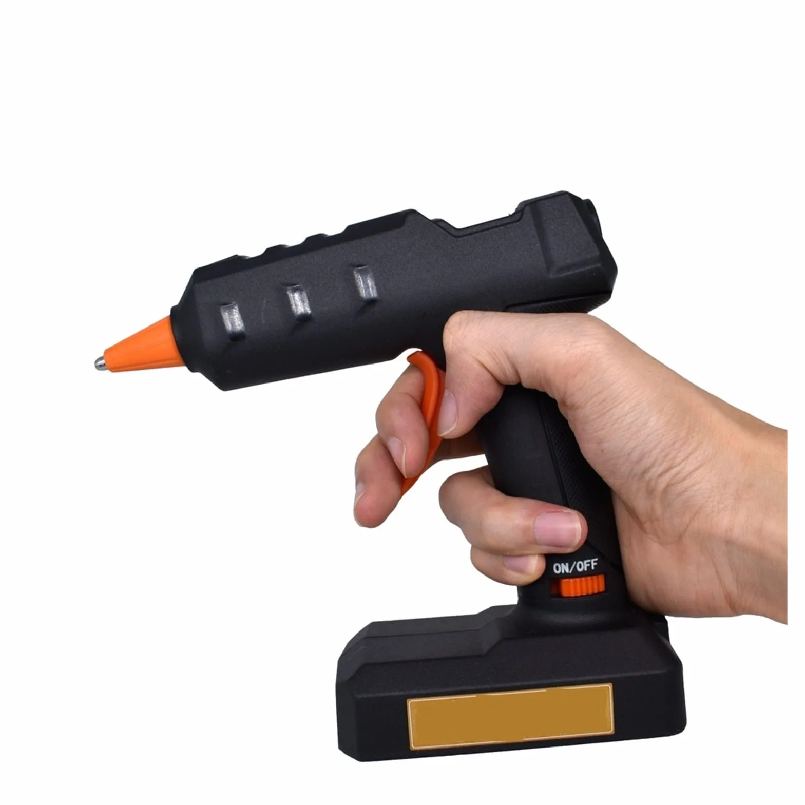 Bezprzewodowy pistolet do klejenia na baterie, narzędzie do klejenia na gorąco 50 W, do majsterkowania, naprawy i majsterkowania z patyczkami 7 mm, szybkie nagrzewanie, idealne do projektów domowych