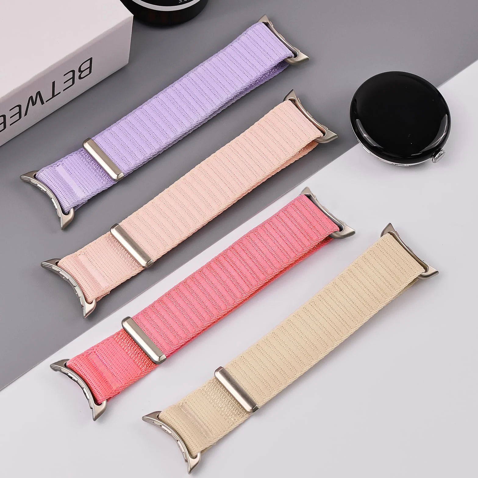 SimpleThings Sportowy pasek do zegarka Pixel Watch 2/1/3 4 41 mm nylonowy Google Watch 4/3/2/1 oddychający miękki