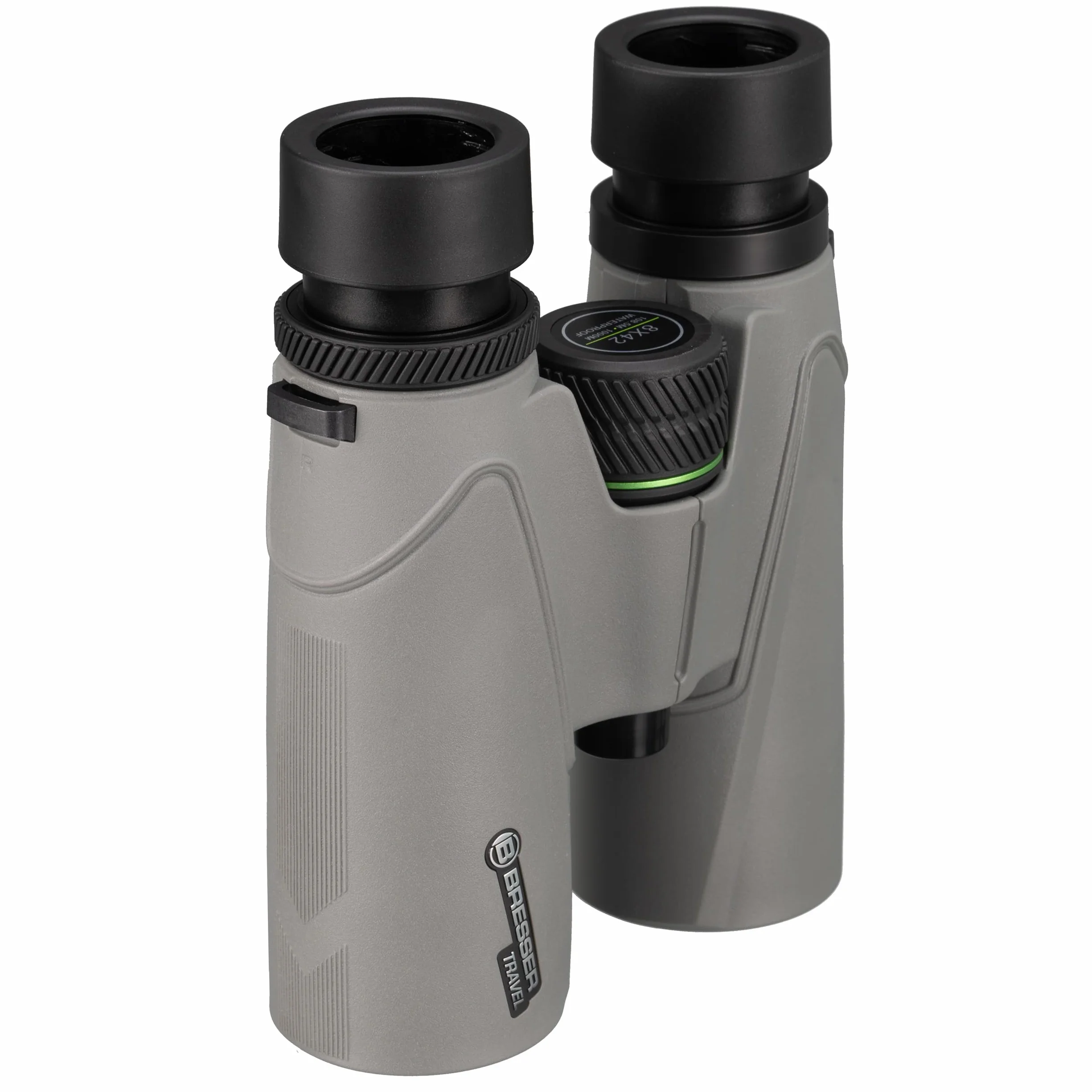 Bresser Lornetka 8 x 42 w pełni impregnowane szkło BaK-4 IPX7 wypełnienie azotem ustawienie dioptrii kompaktowe lekkie przelotki Twist-up