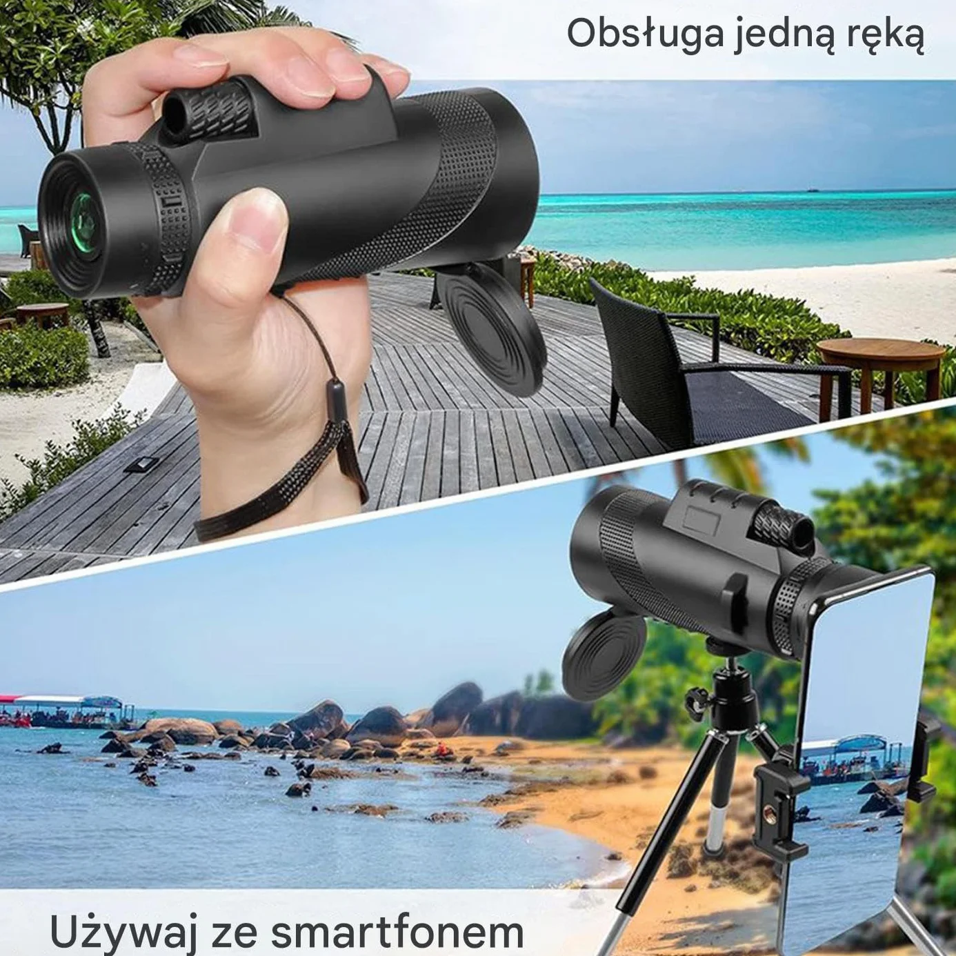 Teleskop STAR SCOPE MONOCULL 80x przenośny do obserwacji zwierząt