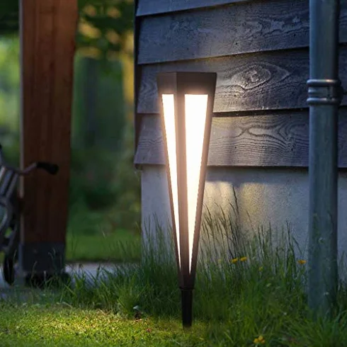 Zewnętrzne solarne światła drogowe, solarne oświetlenie słupkowe, automatyczne włączanie/wyłączanie, zdalne sterowanie, ustawienie jasności/czasu, wodoodporność IP65, do ogrodu, ścieżki, podwórka