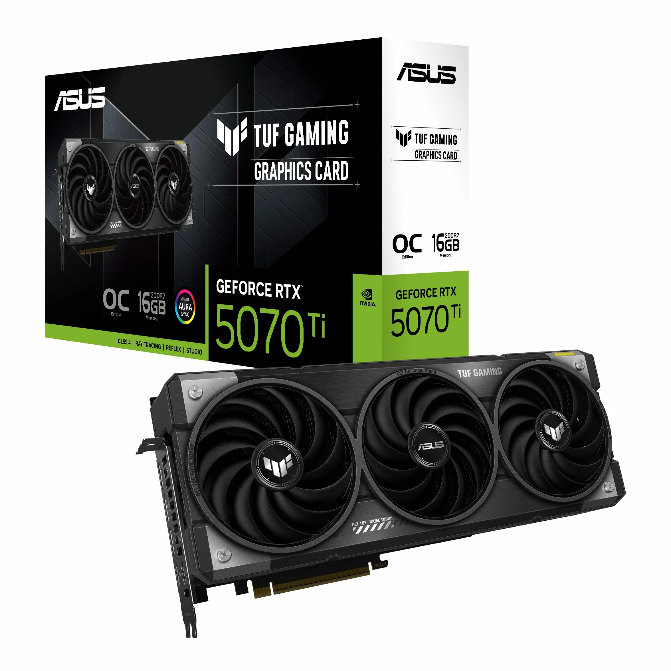 ASUS GeForce RTX 5070 Ti TUF Gaming OC 16 GB GDDR7 PCI Express 5.0