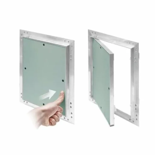 Klapa SPORTEL Inspekcja STANDARDOWA Aluminiowa KARTONGES STANDARDOWA Kwadrat | POZA POMIARU 40 x 40 CM Bez Haka