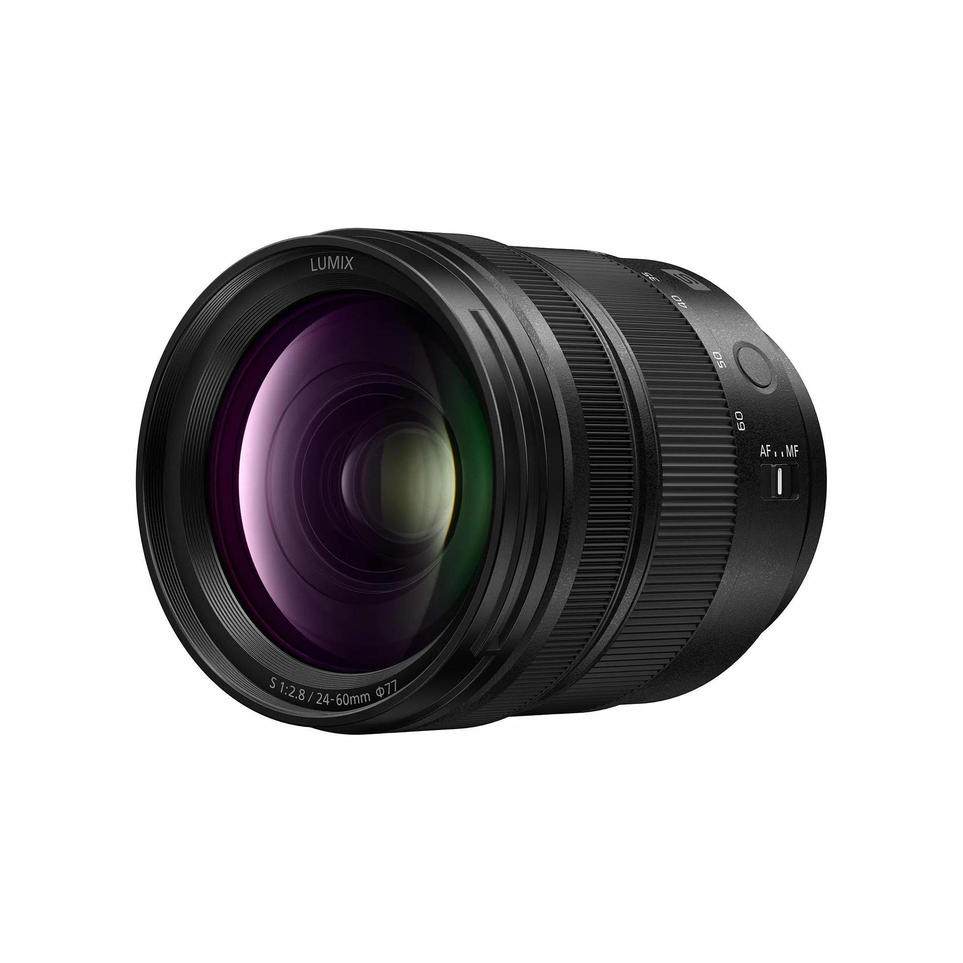 Panasonic LUMIX S-E2460E Obiektyw L-Mount 24-60 mm F2,8 Pełnoklatkowy Zoom Szerokokątny Odporny na Kurz Zachlapania Mróz Czarny