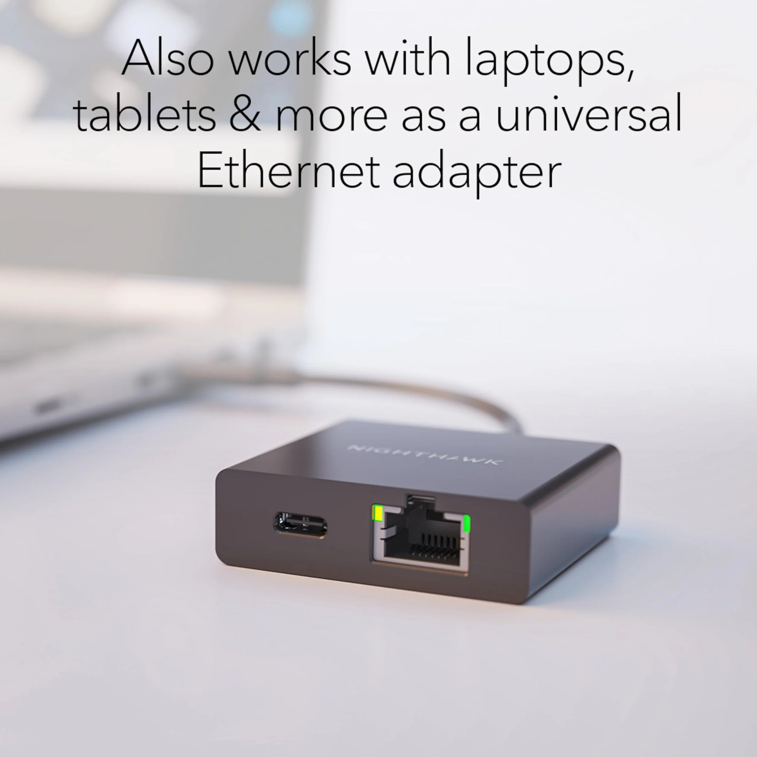 NETGEAR Nighthawk USB-C Ethernet Adapter 60W Gigabit Ethernet