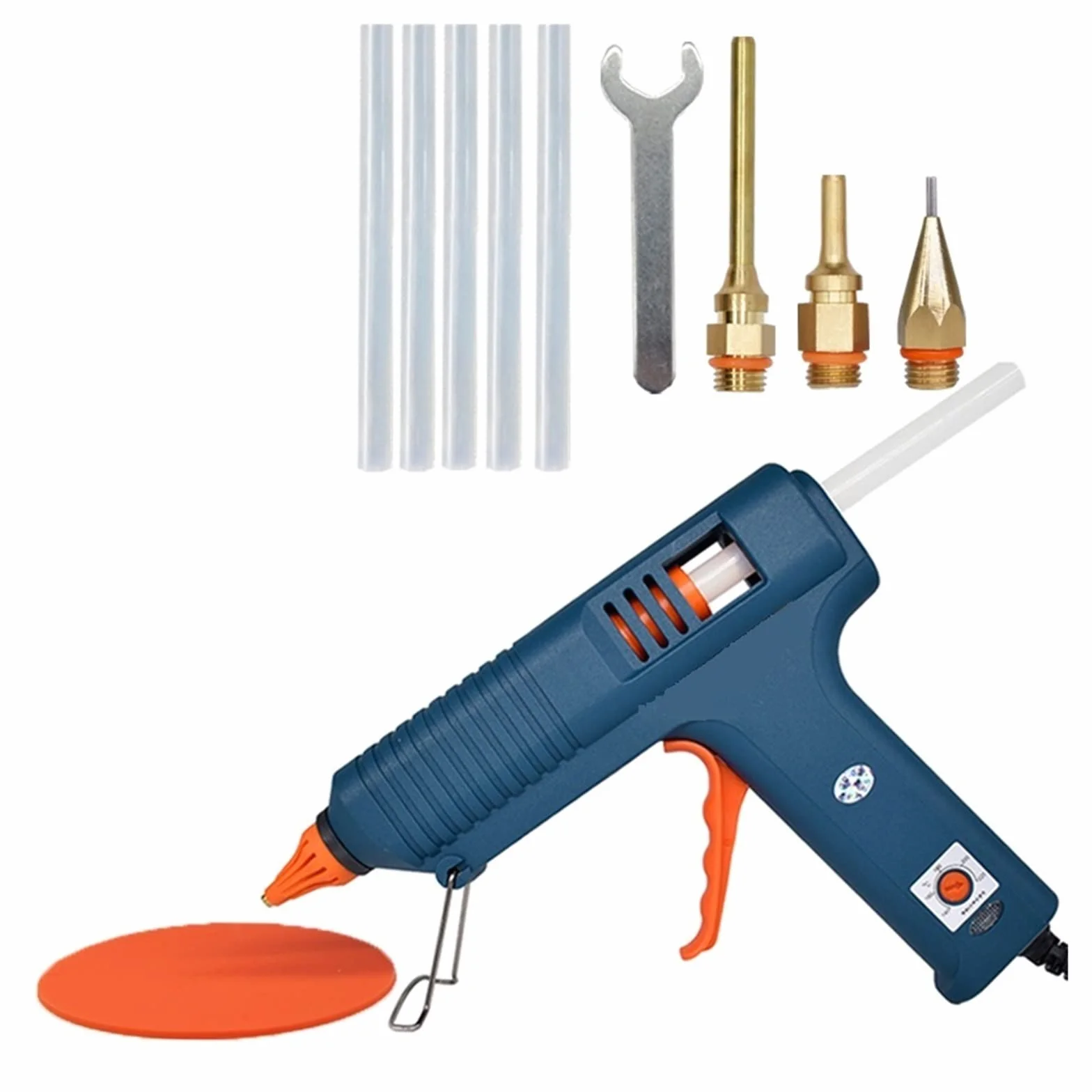 Pistolet Do Kleju Na GorąCo 150W Pistolet Do Klejenia Na Gorąco Regulowana Temperatura Pistolet Do Klejenia Dysza 11mm Kleje W Sztyfcie Profesjonalny Przemysłowy Pistolet Do Klejenia Klej Gorący Pisto